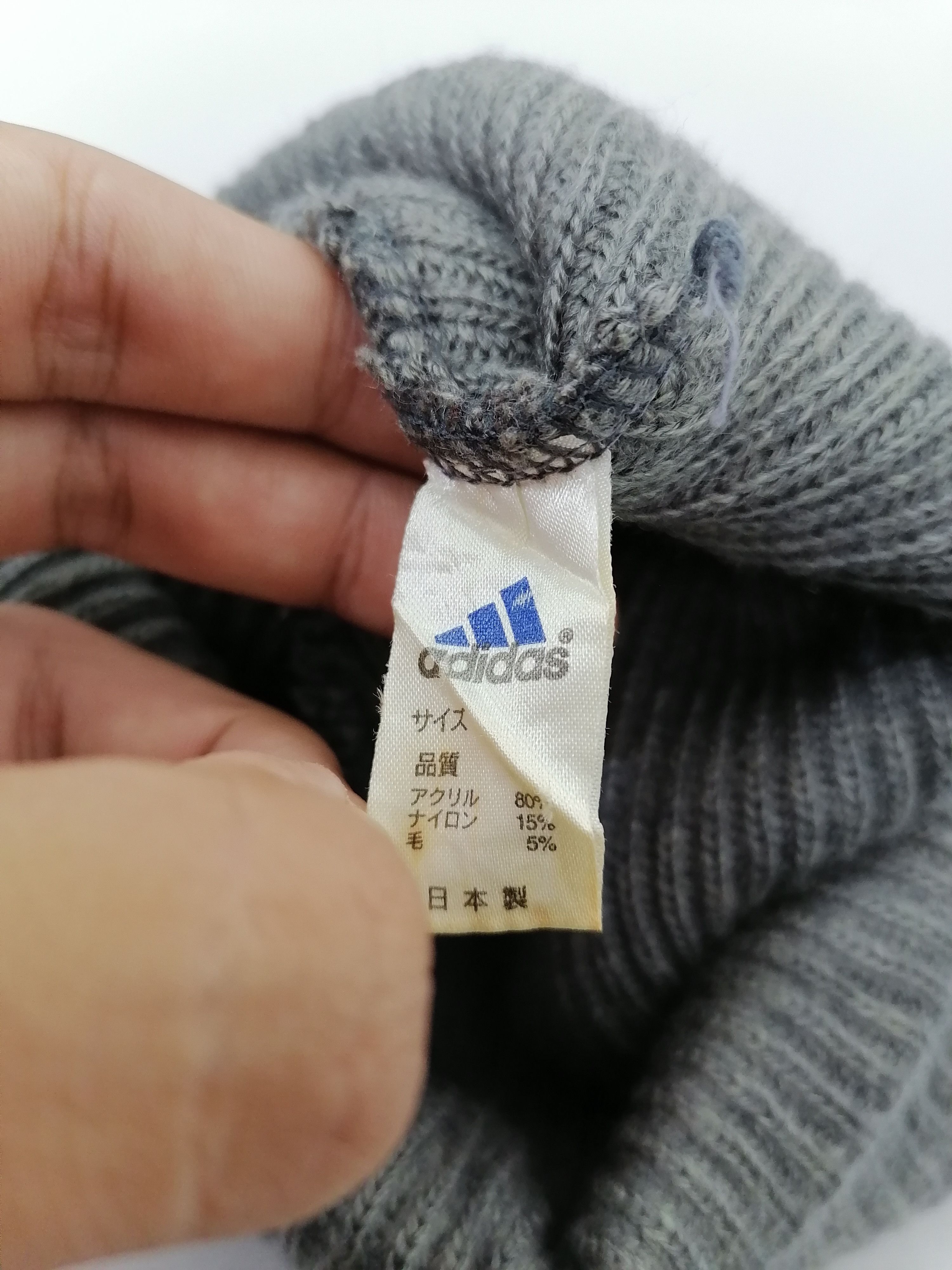 Adidas × Vintage Adidas Logo Beanie Hat Size ONE SIZE - 6 Thumbnail
