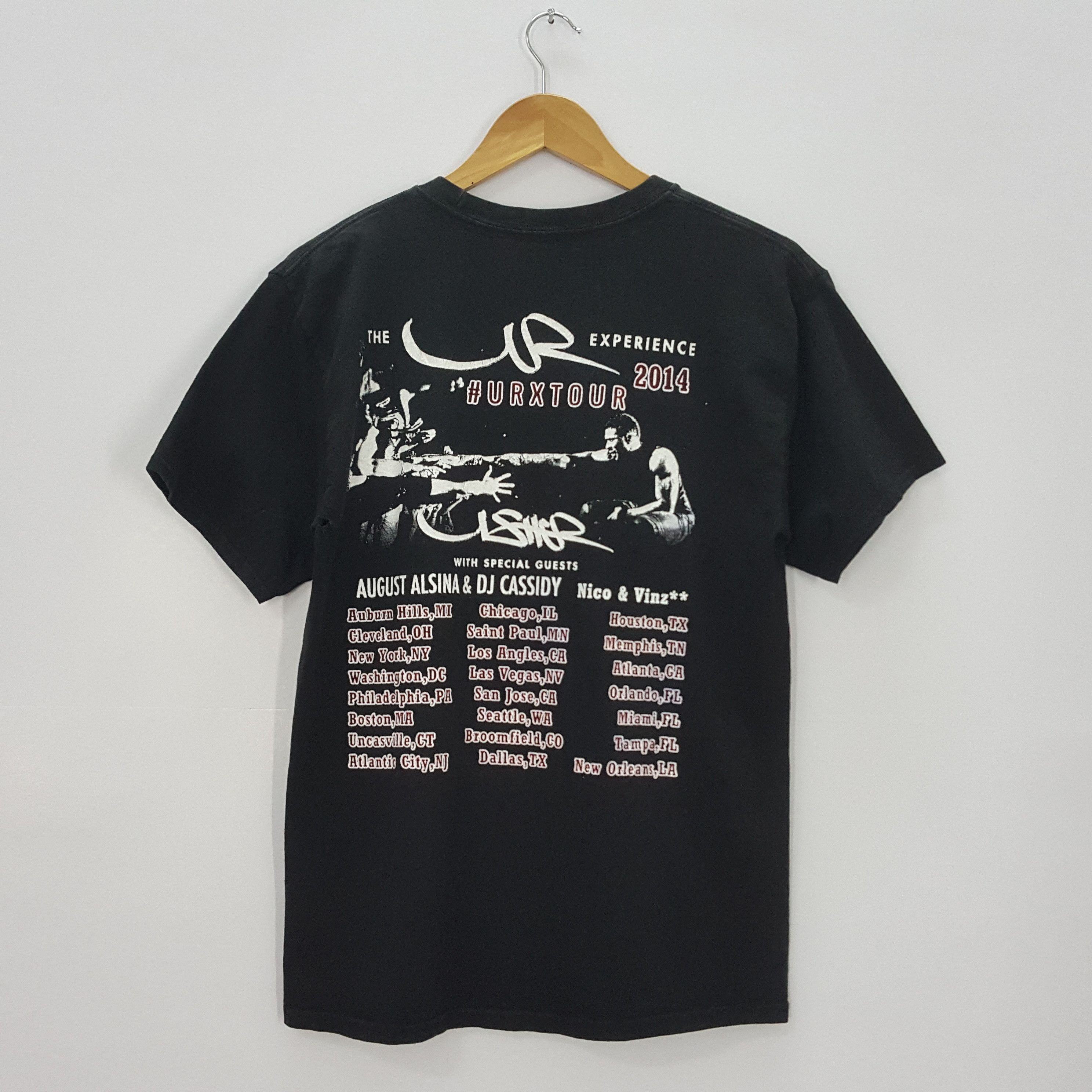 Band Tees × Rap Tees × Vintage Vintage USHER American Singer Pop Hip-hop Rap t-shirt Size US M / EU 48-50 / 2 - 5 Thumbnail