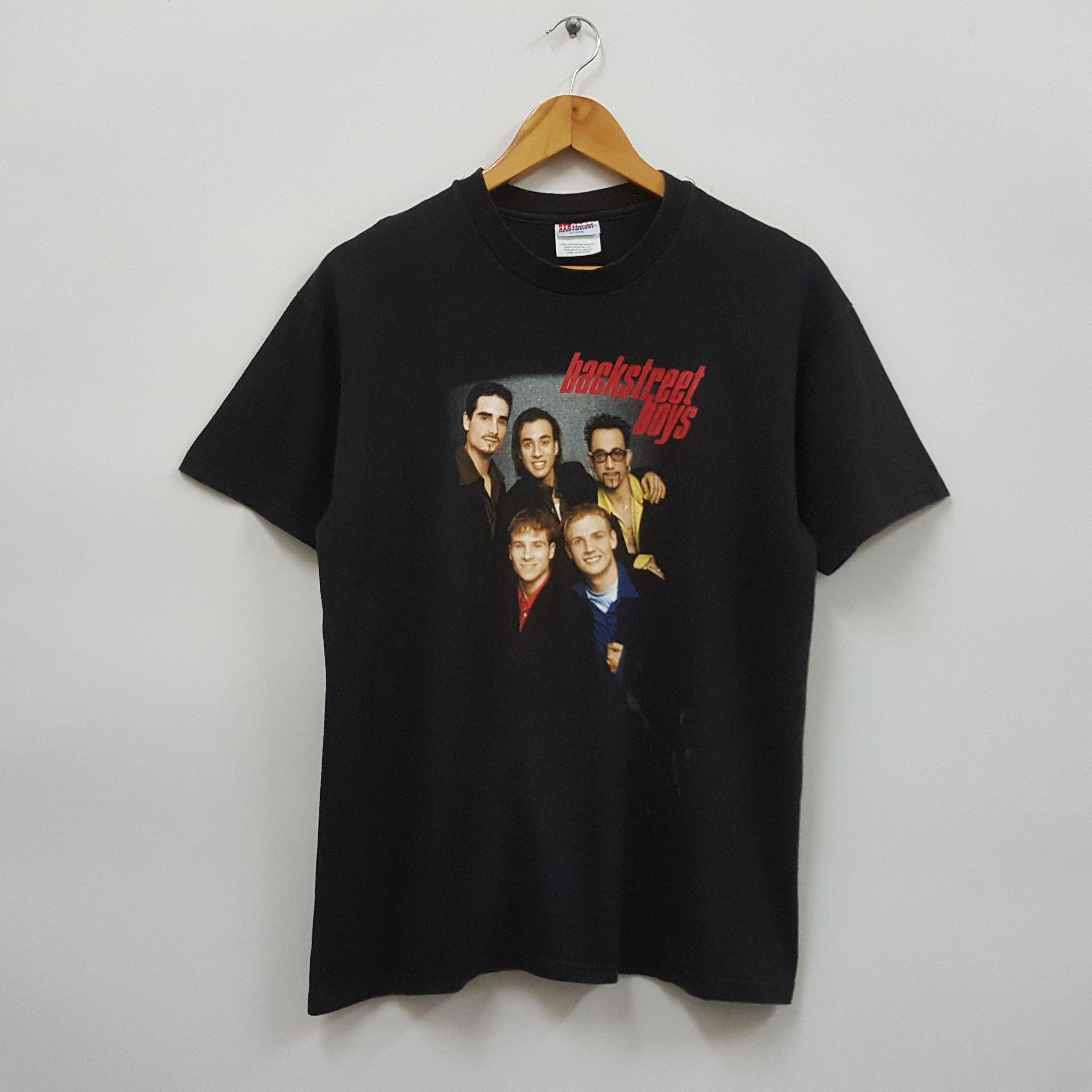Band Tees × Rap Tees × Vintage Vintage 90's Back Street Boys American Boy Band Rap t-shirt Size US M / EU 48-50 / 2 - 1 Thumbnail