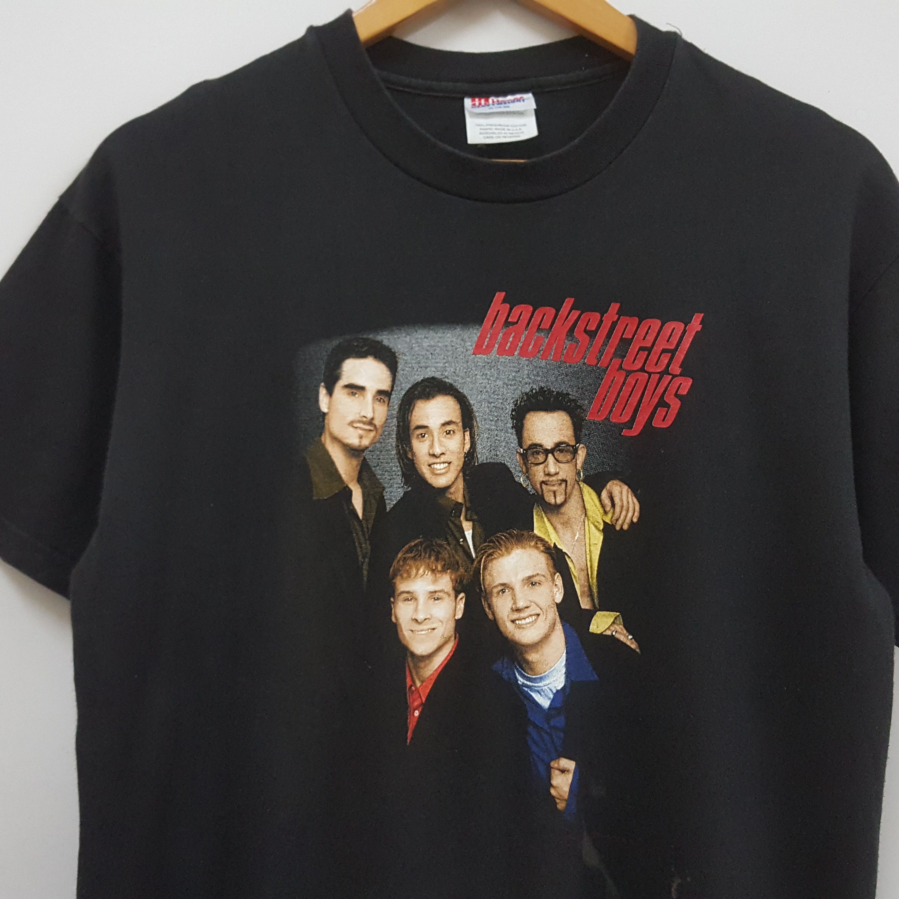 Band Tees × Rap Tees × Vintage Vintage 90's Back Street Boys American Boy Band Rap t-shirt Size US M / EU 48-50 / 2 - 2 Thumbnail