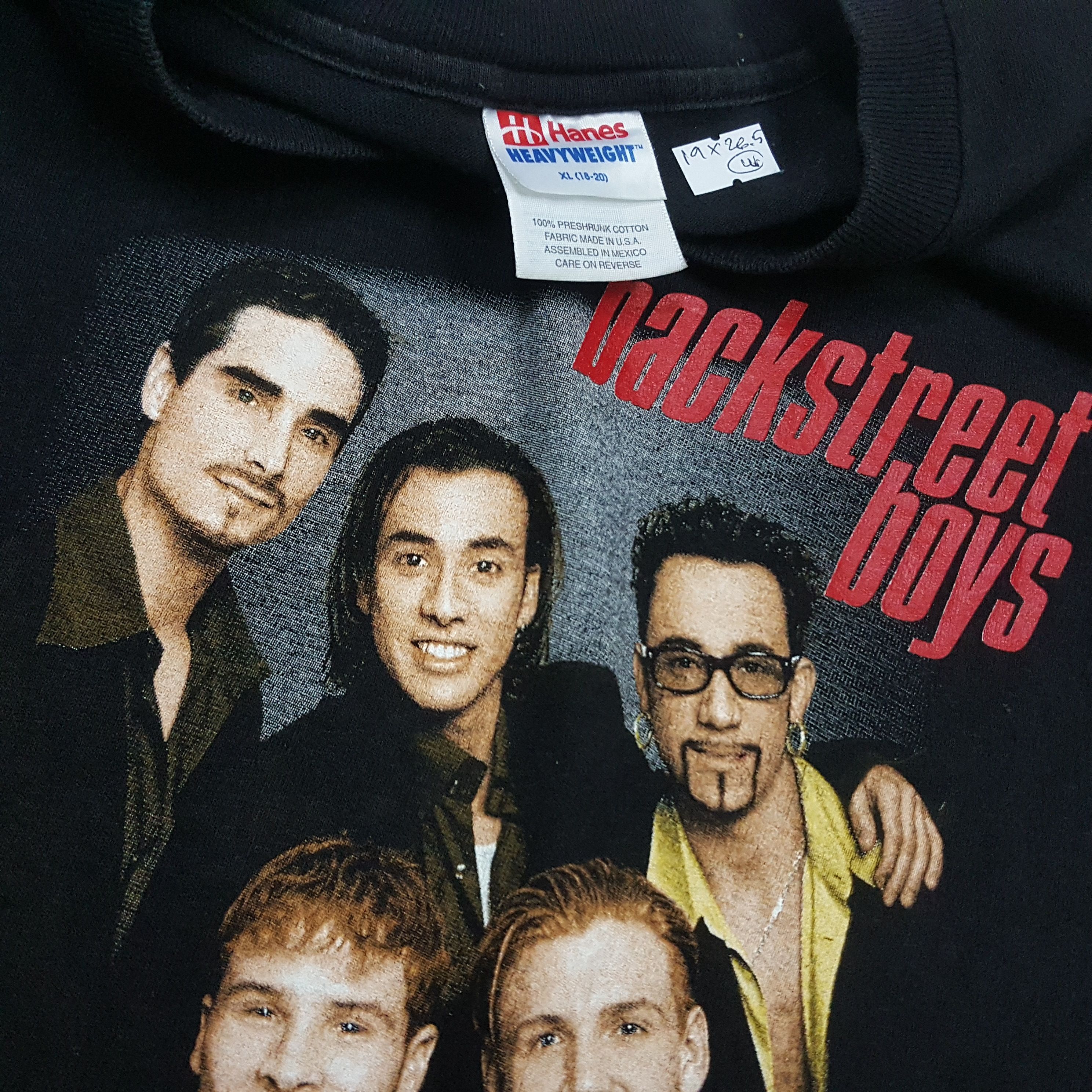 Band Tees × Rap Tees × Vintage Vintage 90's Back Street Boys American Boy Band Rap t-shirt Size US M / EU 48-50 / 2 - 3 Thumbnail