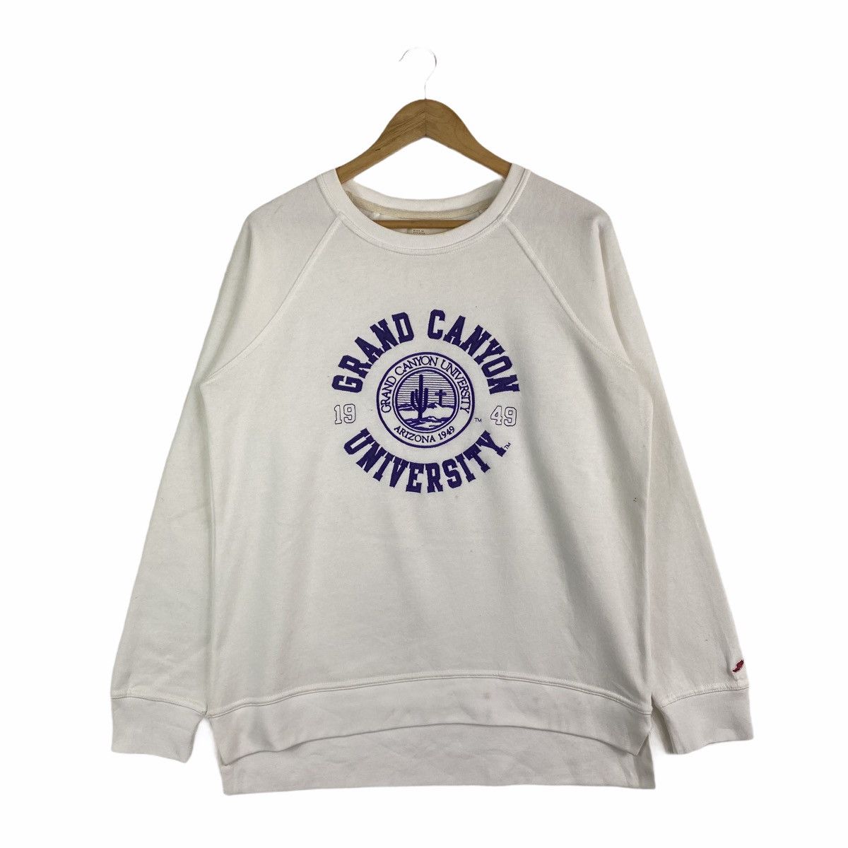 Vintage GRAND CANYON UNIVERSITY Arizona Big Logo Sweatshirt Pullover Size US M / EU 48-50 / 2 - 1 Thumbnail