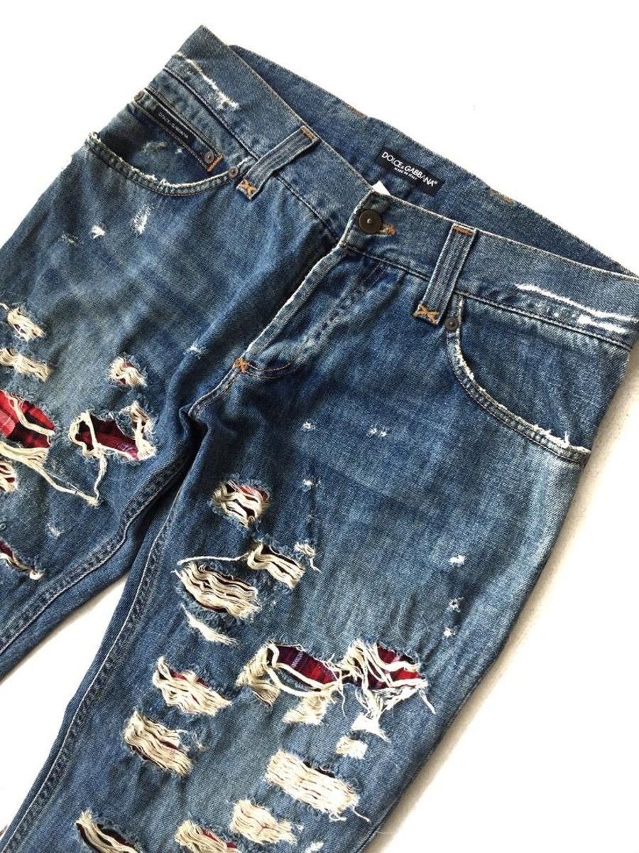 Dolce & Gabbana 💥Dolce&Gabbana Distressed Kurt Cobain Style Size US 34 / EU 50 - 5 Thumbnail