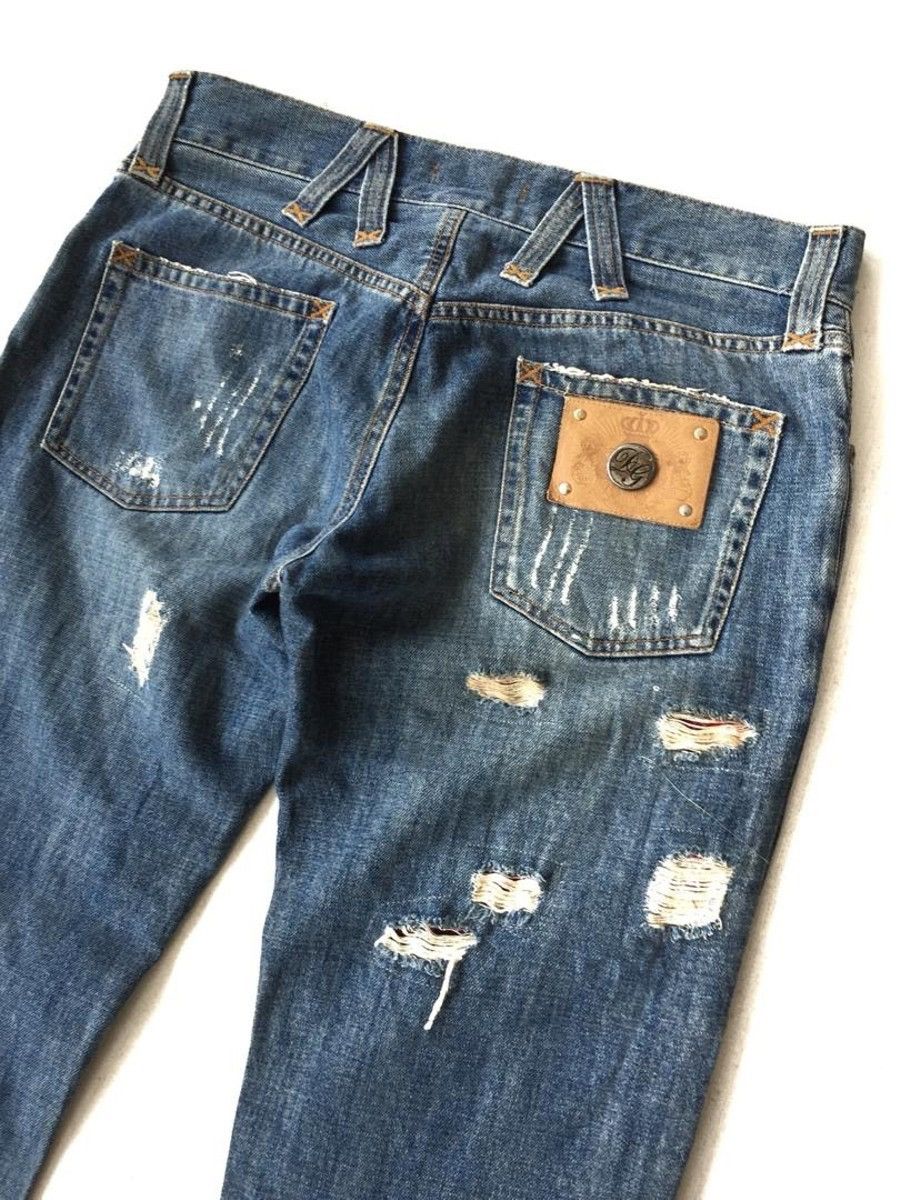 Dolce & Gabbana 💥Dolce&Gabbana Distressed Kurt Cobain Style Size US 34 / EU 50 - 4 Thumbnail