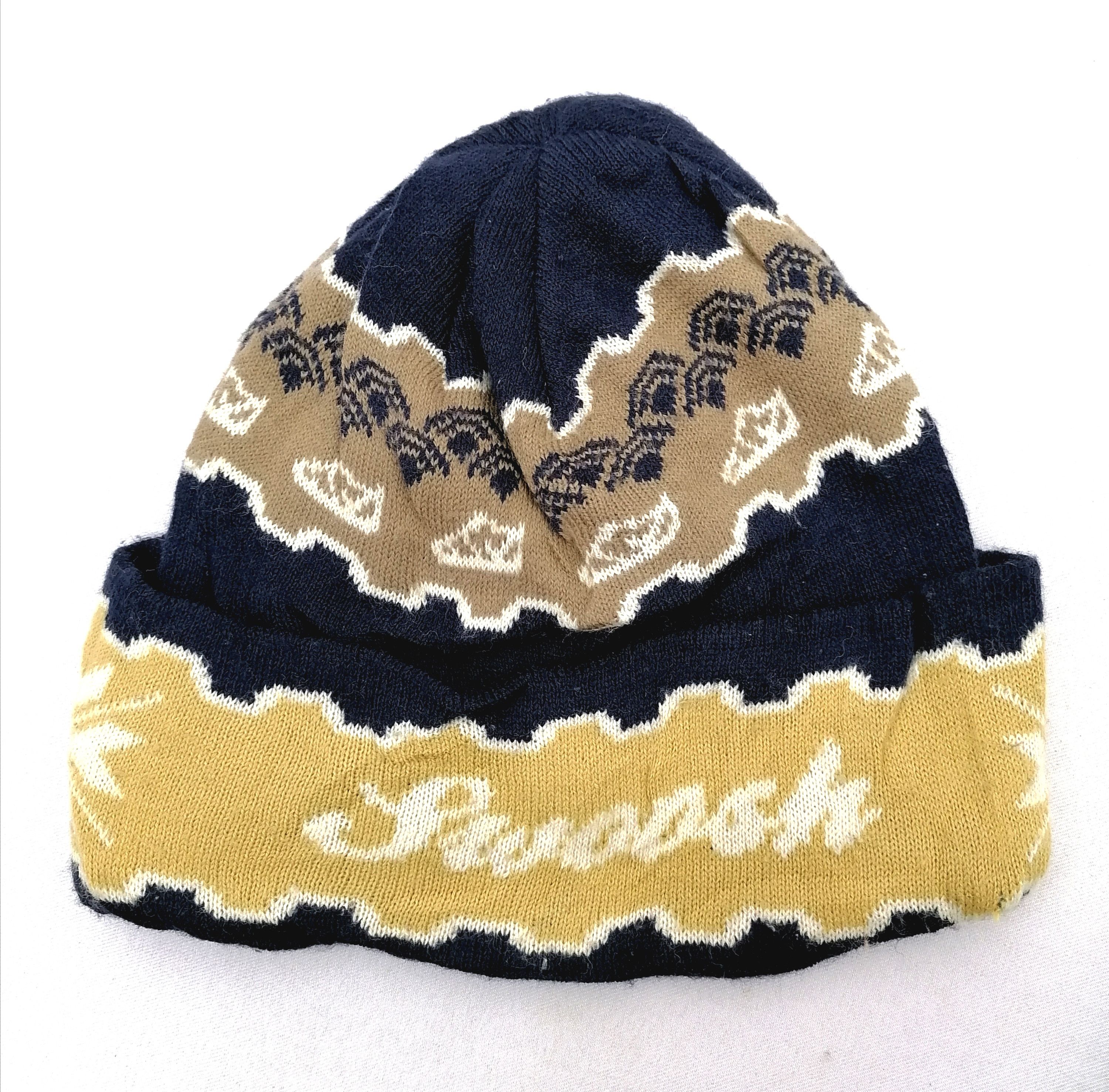 Nike × Vintage Nike Swoosh Cool Designs Beanie Hat Size ONE SIZE - 2 Thumbnail