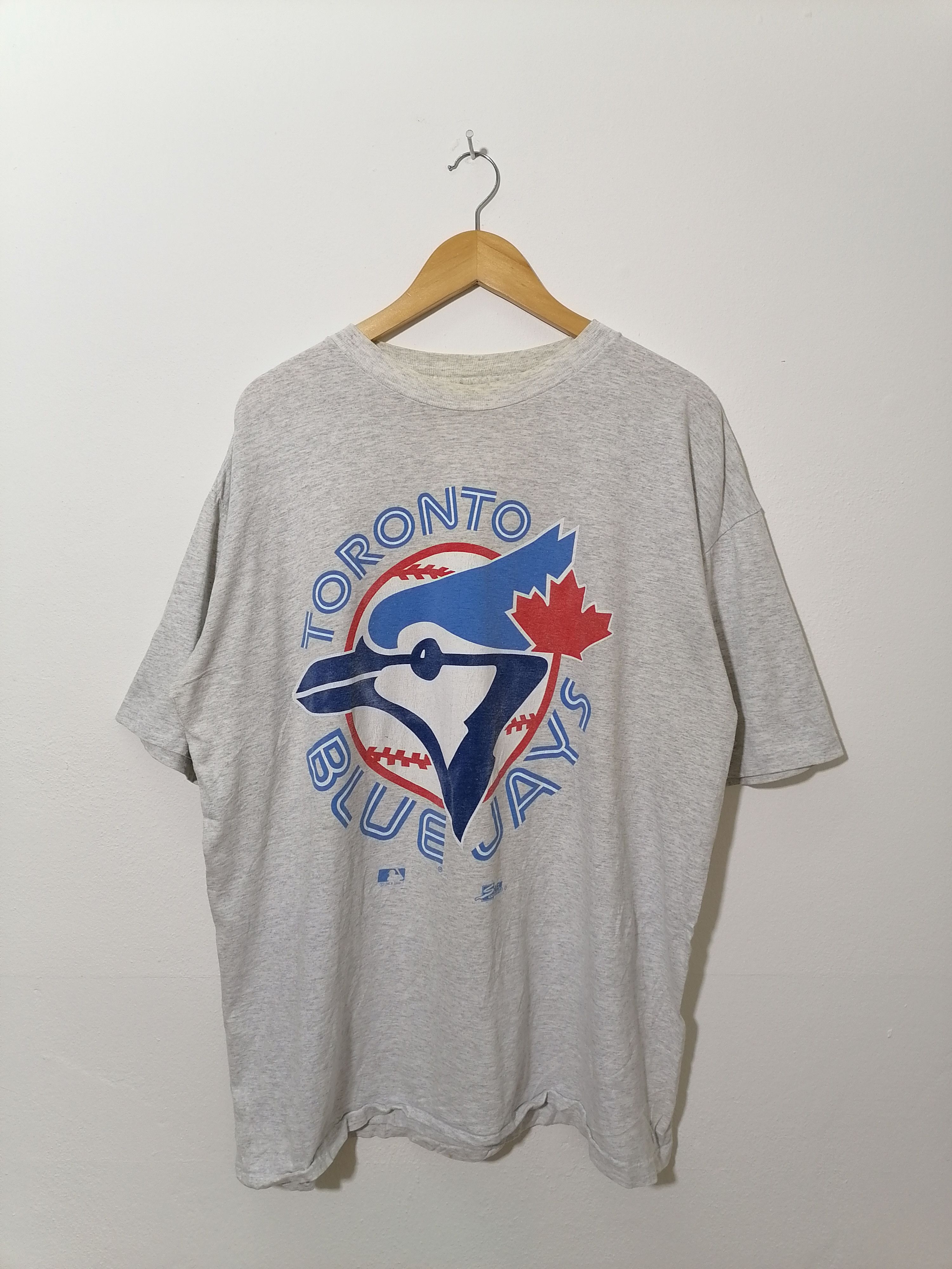 MLB × Salem Sportswear × Vintage Vintage 90's Toronto Blue Jays T-Shirt Size US L / EU 52-54 / 3 - 1 Thumbnail