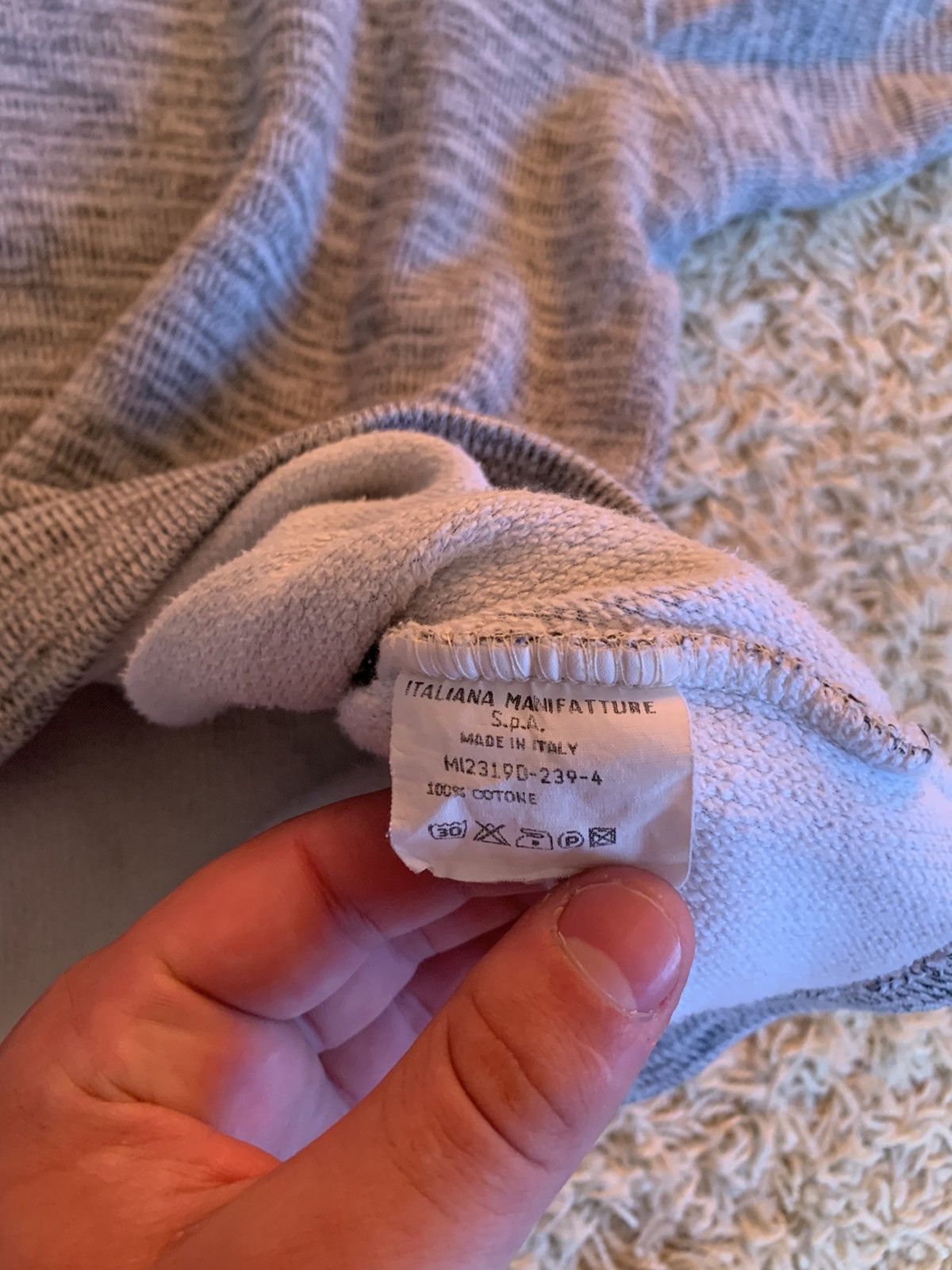 Valentino × Vintage Valentino Vintage Sweatshirt 1/4 Zip Size US L / EU 52-54 / 3 - 6 Thumbnail