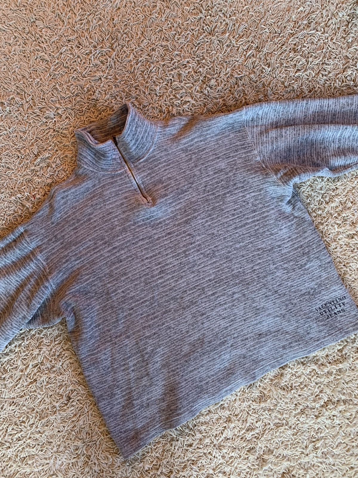 Valentino × Vintage Valentino Vintage Sweatshirt 1/4 Zip Size US L / EU 52-54 / 3 - 2 Thumbnail