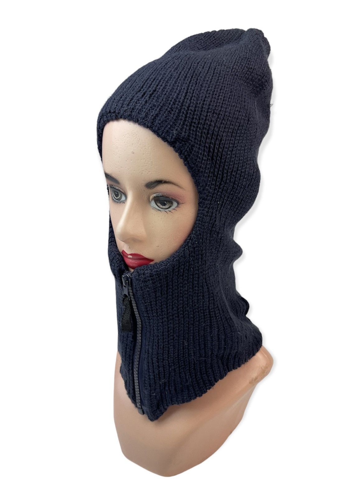 image of Hats Japanese Beanie With Zipper in Black, Men's