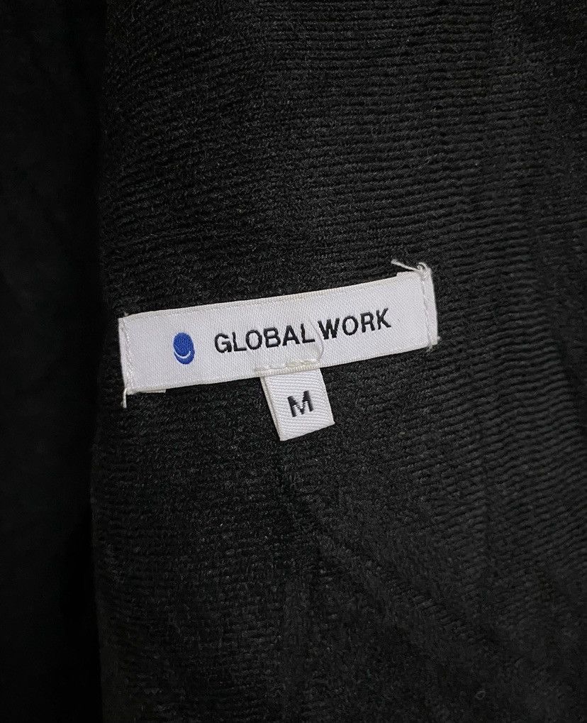 Global Work × Japanese Brand × Vintage Vintage GLOBAL WORK Classic Retro-X Fleece Zipper Sweater Size US S / EU 44-46 / 1 - 5 Thumbnail