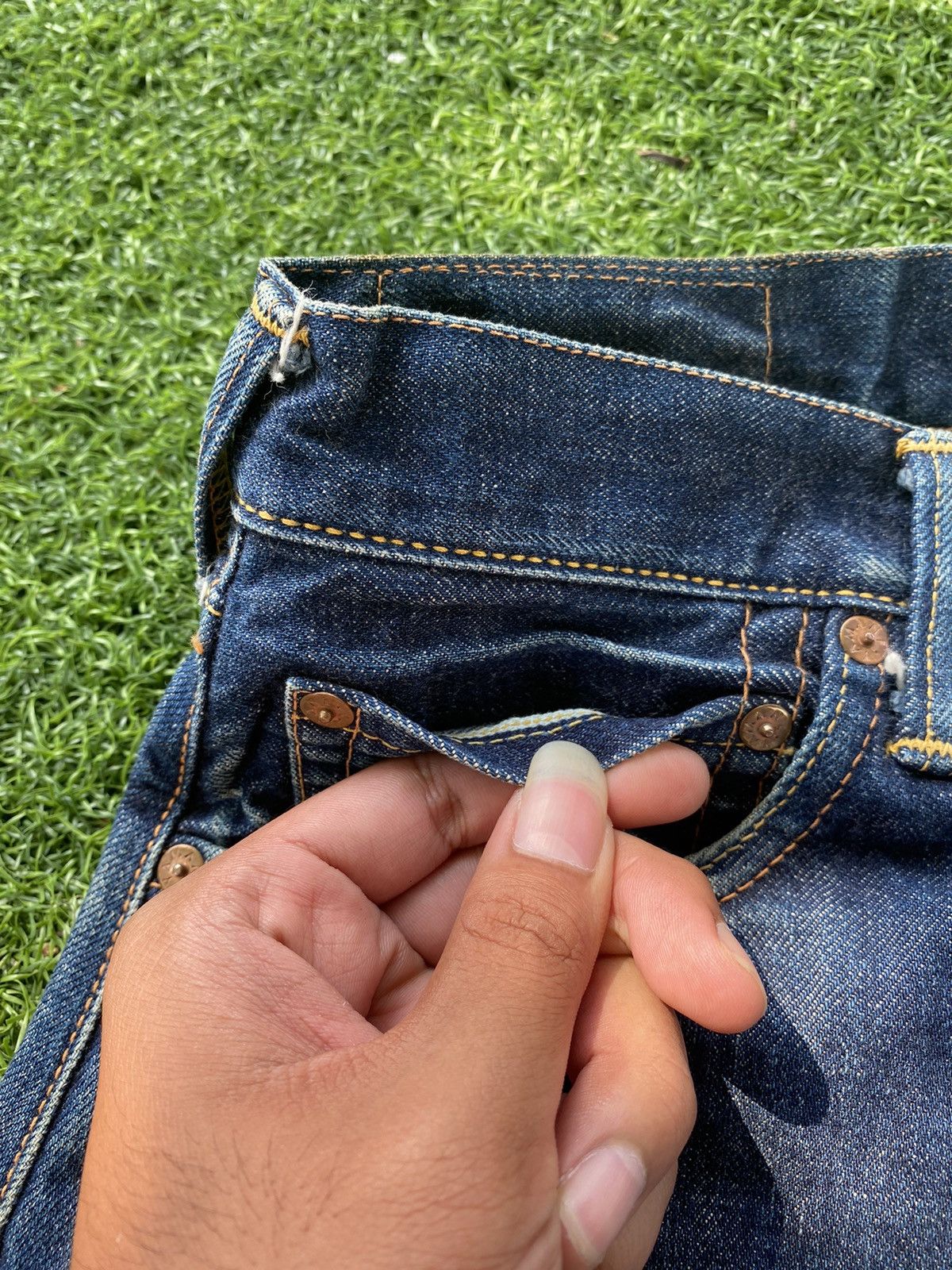 Evisu × Japanese Brand EVISU JEANS DOWLUCK NO.2 JAPAN SELVEDGE Size US 31 - 8 Thumbnail