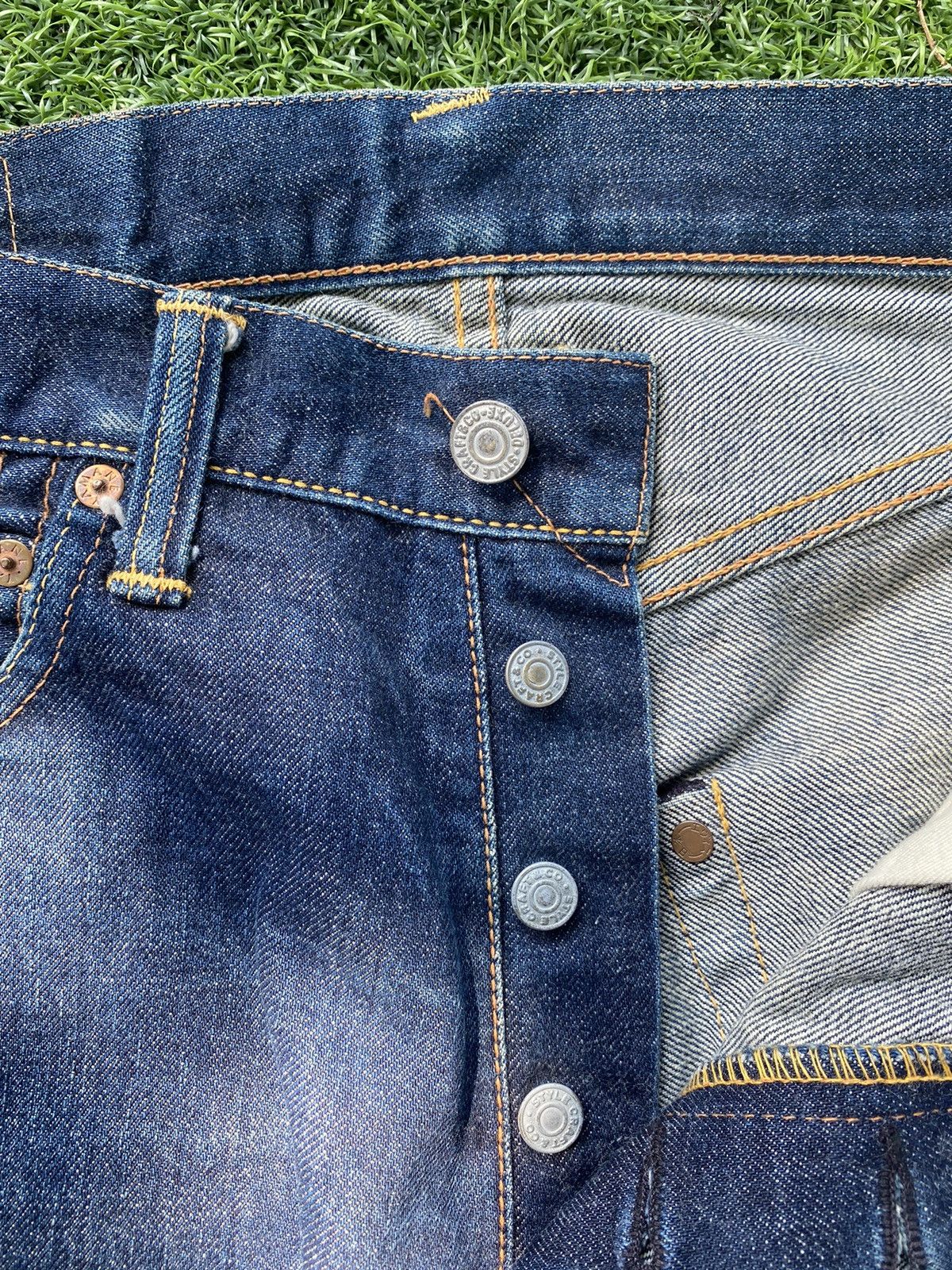 Evisu × Japanese Brand EVISU JEANS DOWLUCK NO.2 JAPAN SELVEDGE Size US 31 - 7 Thumbnail