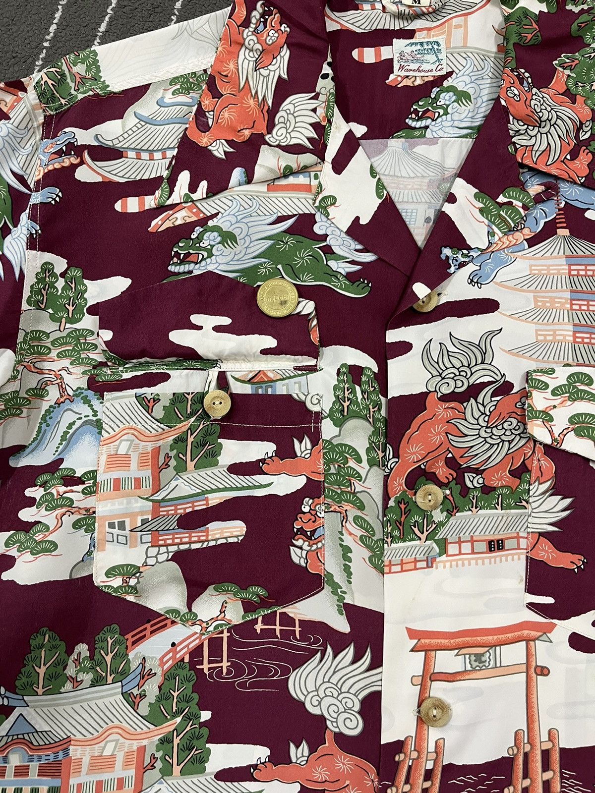 Japanese Brand Japanese Brand Warehouse Co. Hawaiian Shirt Size US M / EU 48-50 / 2 - 4 Thumbnail