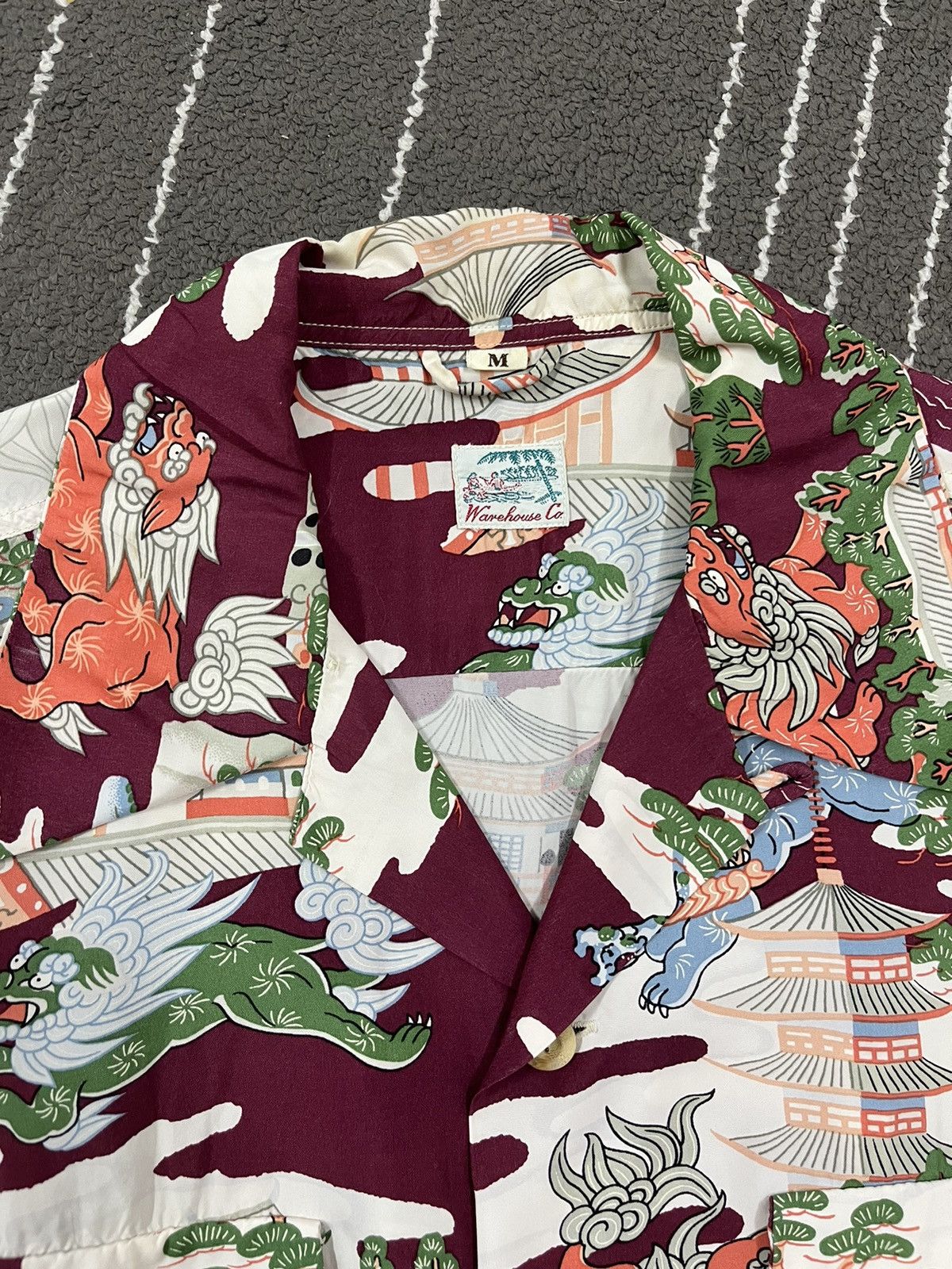 Japanese Brand Japanese Brand Warehouse Co. Hawaiian Shirt Size US M / EU 48-50 / 2 - 6 Thumbnail