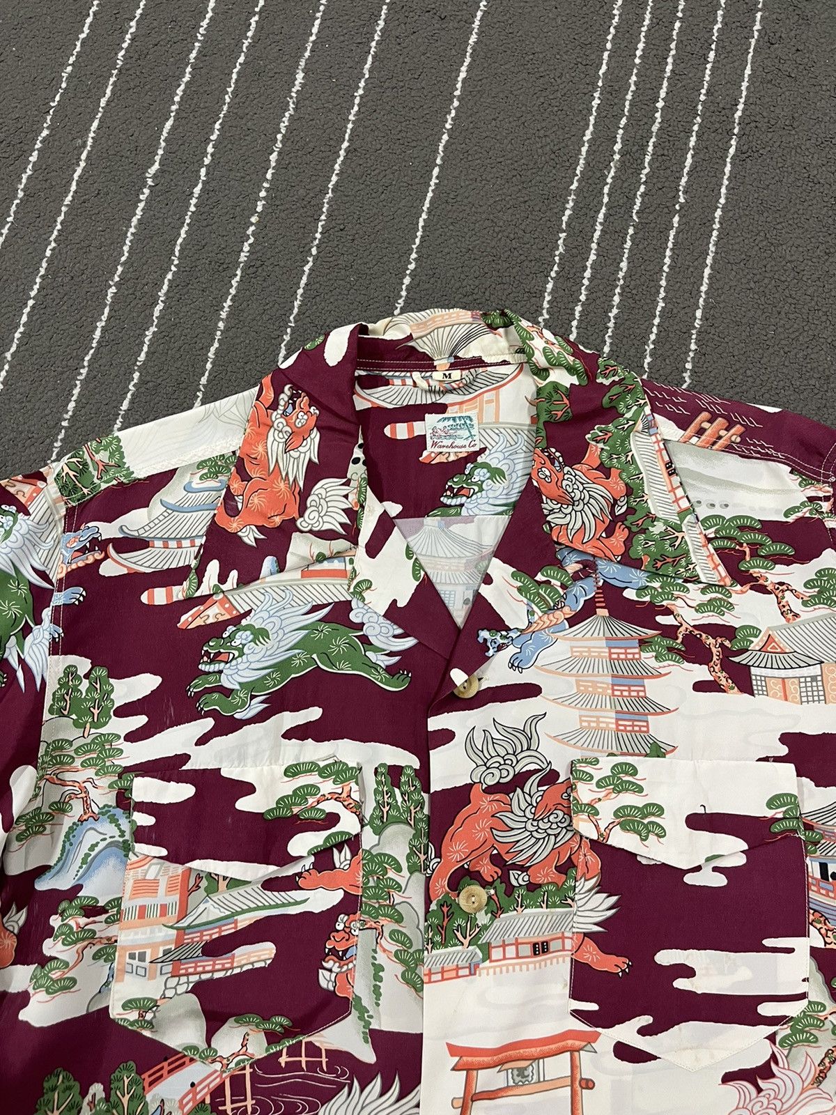 Japanese Brand Japanese Brand Warehouse Co. Hawaiian Shirt Size US M / EU 48-50 / 2 - 5 Thumbnail