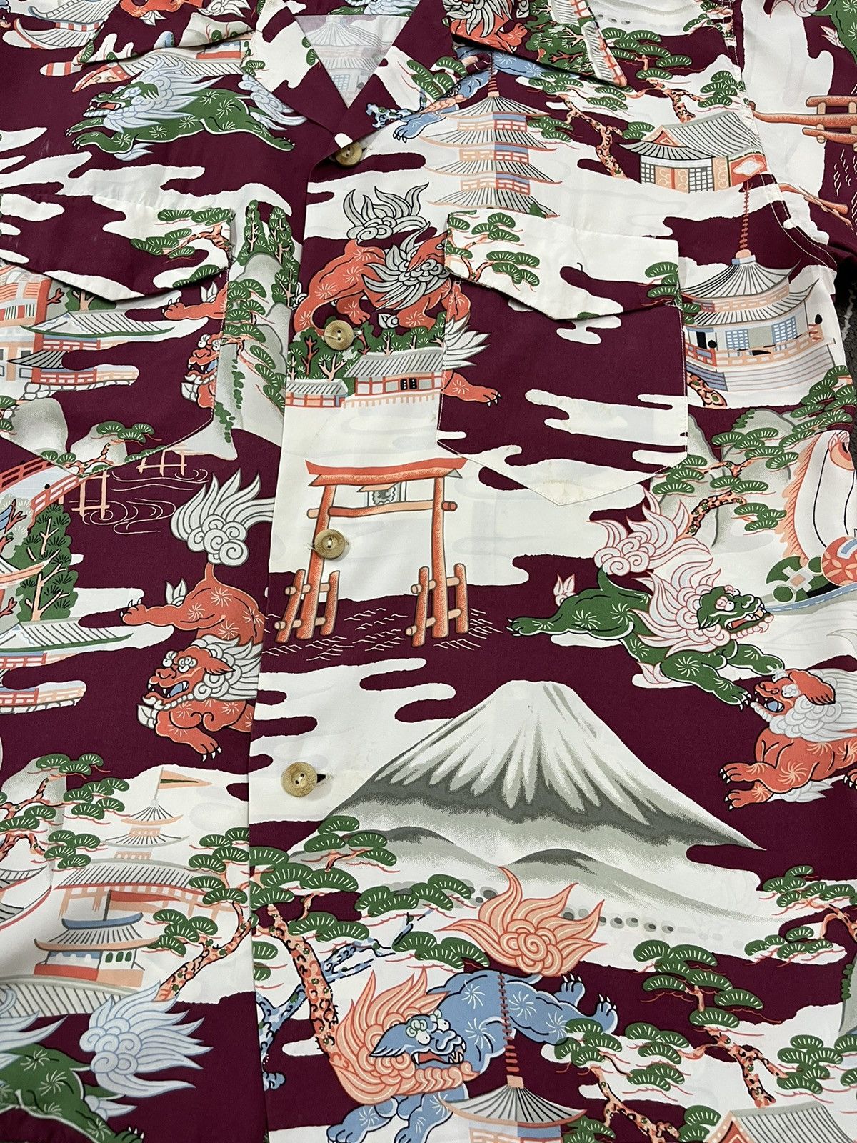 Japanese Brand Japanese Brand Warehouse Co. Hawaiian Shirt Size US M / EU 48-50 / 2 - 3 Thumbnail