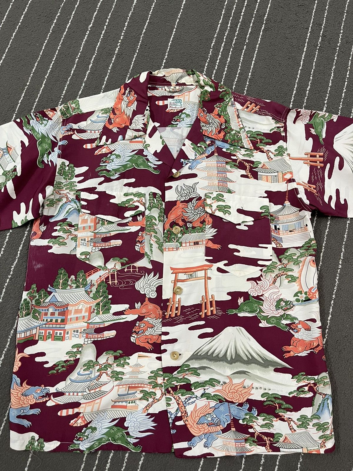 Japanese Brand Japanese Brand Warehouse Co. Hawaiian Shirt Size US M / EU 48-50 / 2 - 2 Thumbnail