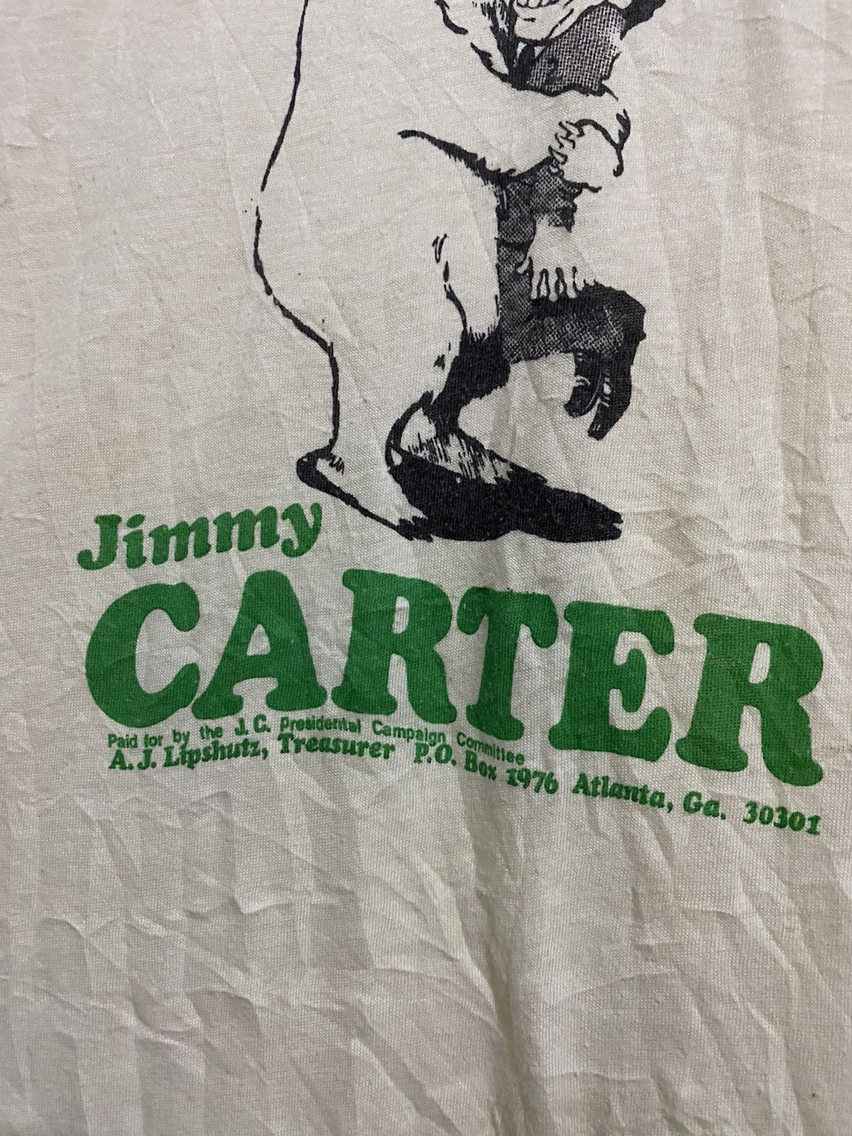 Vintage 💸BINDINGOFFER💸70s California Loves Jimmy Carter Tees Size US XL / EU 56 / 4 - 3 Thumbnail