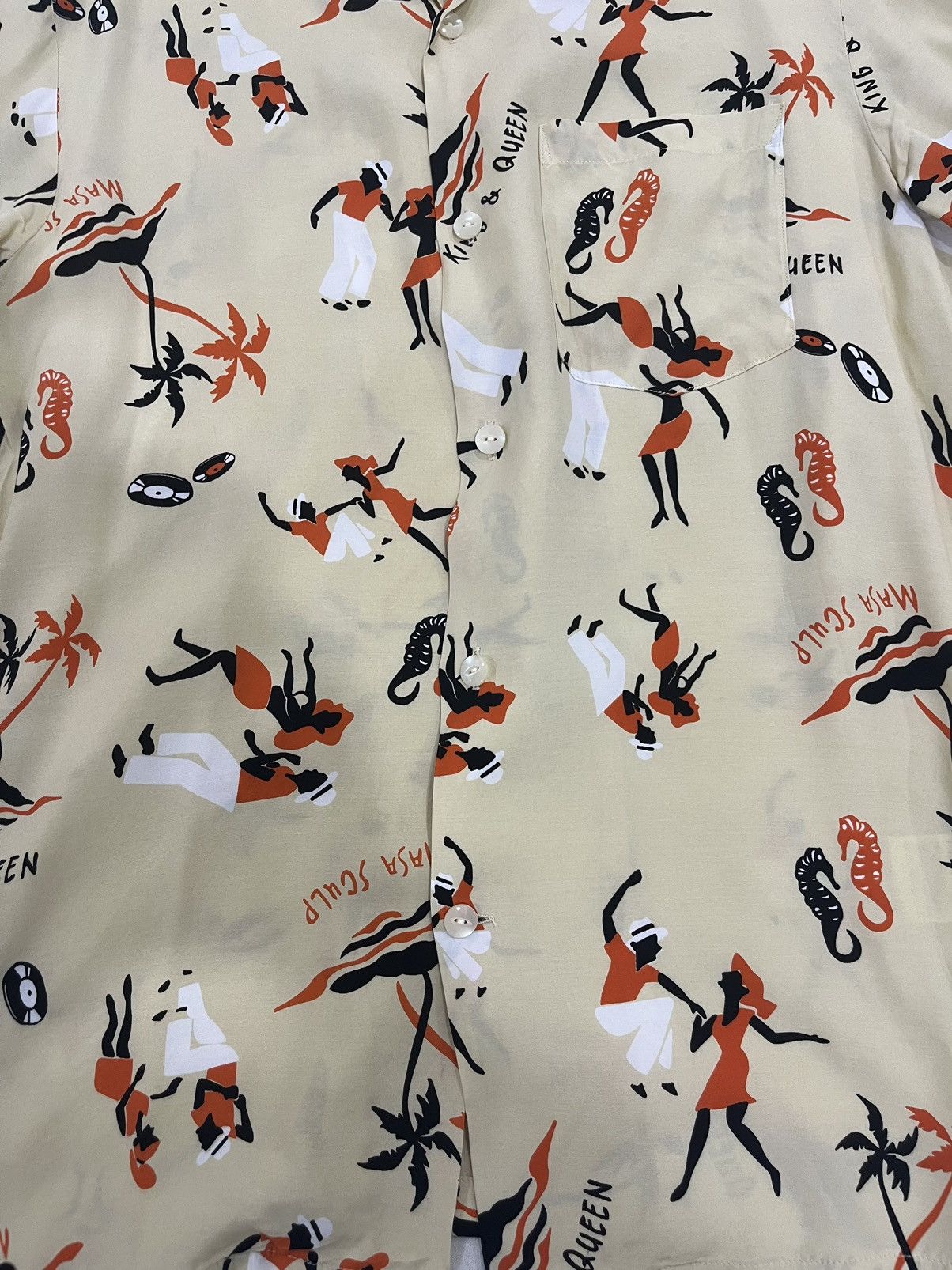 Japanese Brand Aloha Blossom King & Queen Beige Size US S / EU 44-46 / 1 - 2 Thumbnail