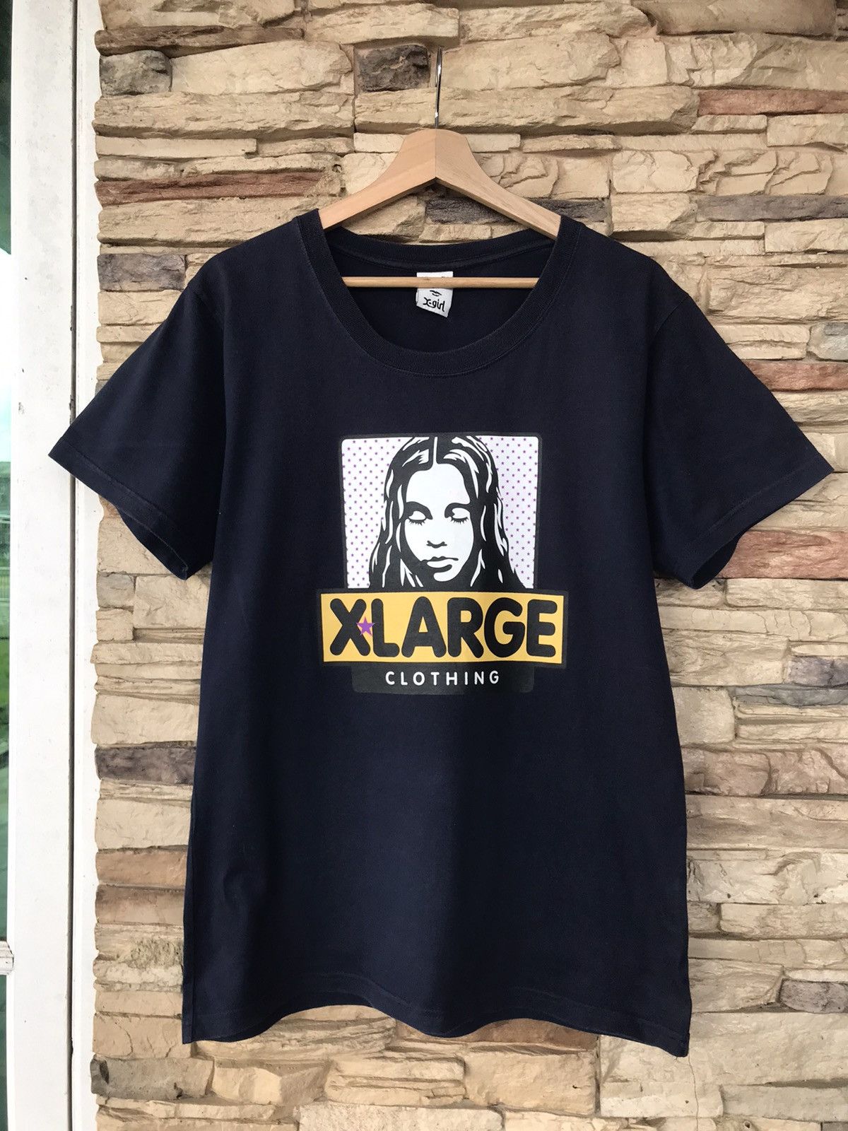 image of Vintage X-Girl X Xlarge T-Shirt in Blue, Men's (Size Medium)