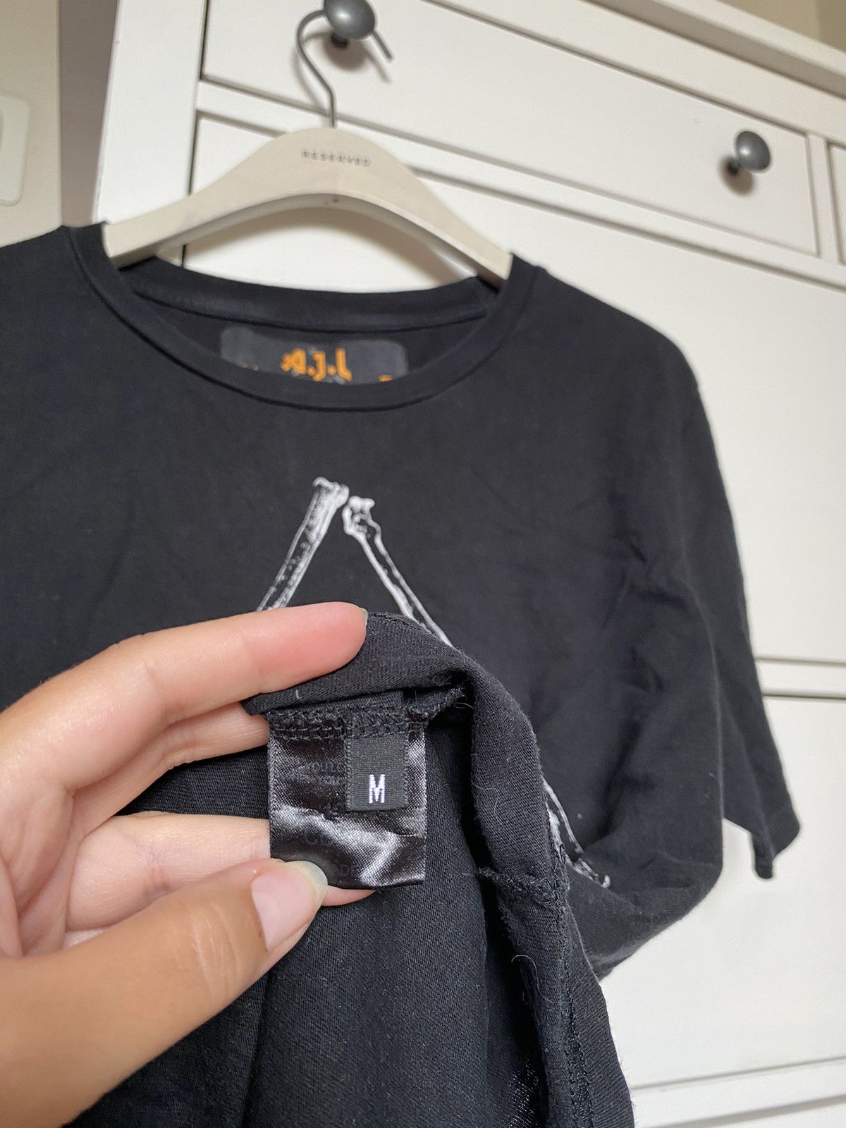 Asger Juel Larsen AJL Asger Juel Larsen t-shirt M black Size US M / EU 48-50 / 2 - 5 Thumbnail