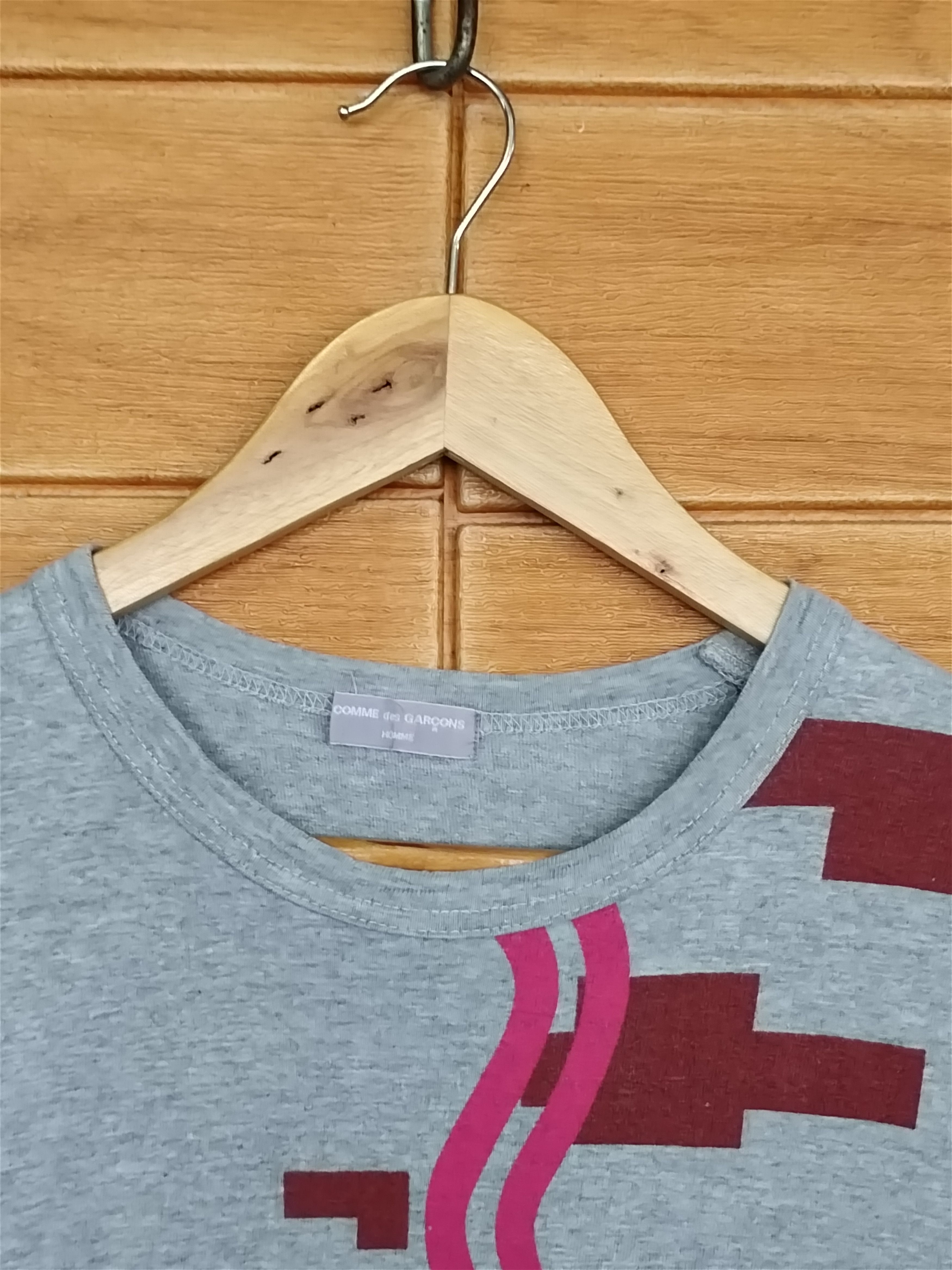 Comme des Garcons Homme Archive 2000s Comme Des Garcon Homme T-Shirt Nice Art Design Size US M / EU 48-50 / 2 - 5 Thumbnail