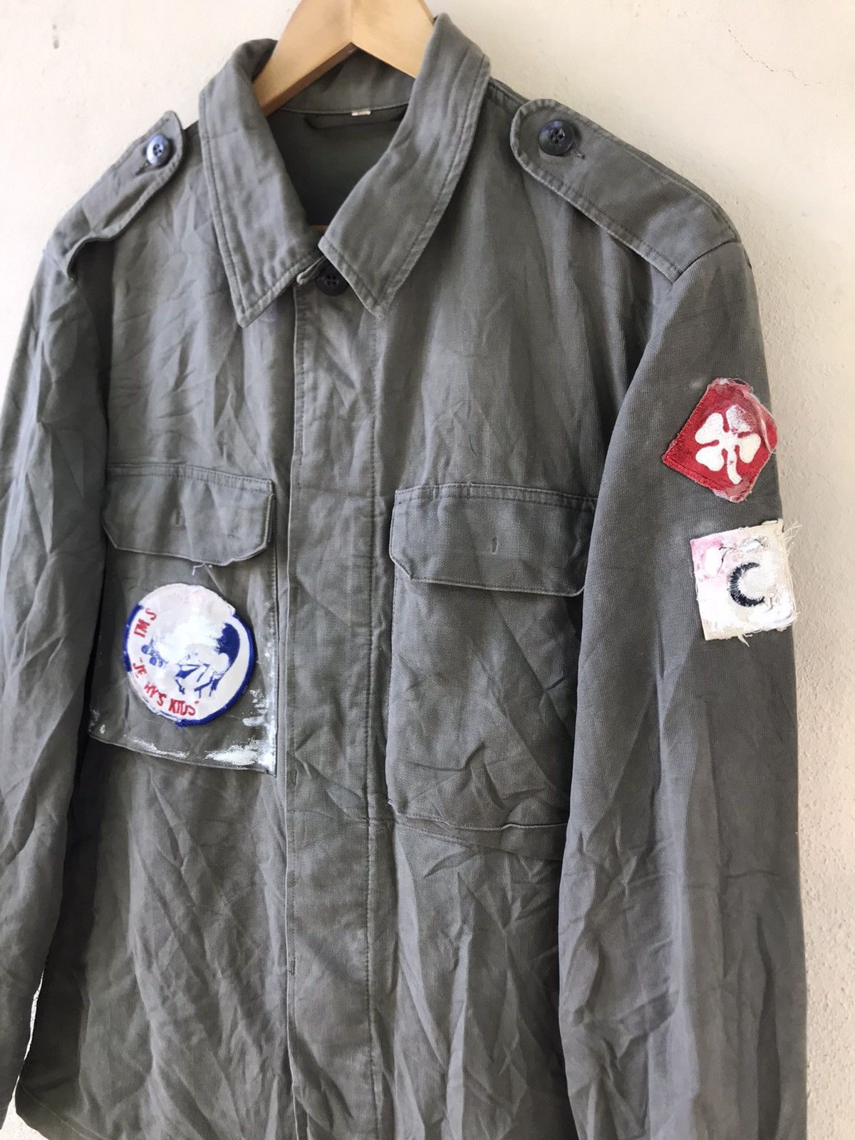 Vintage Vintage 90s Marquardt+Schulz German Army Military Jacket Size US L / EU 52-54 / 3 - 2 Thumbnail