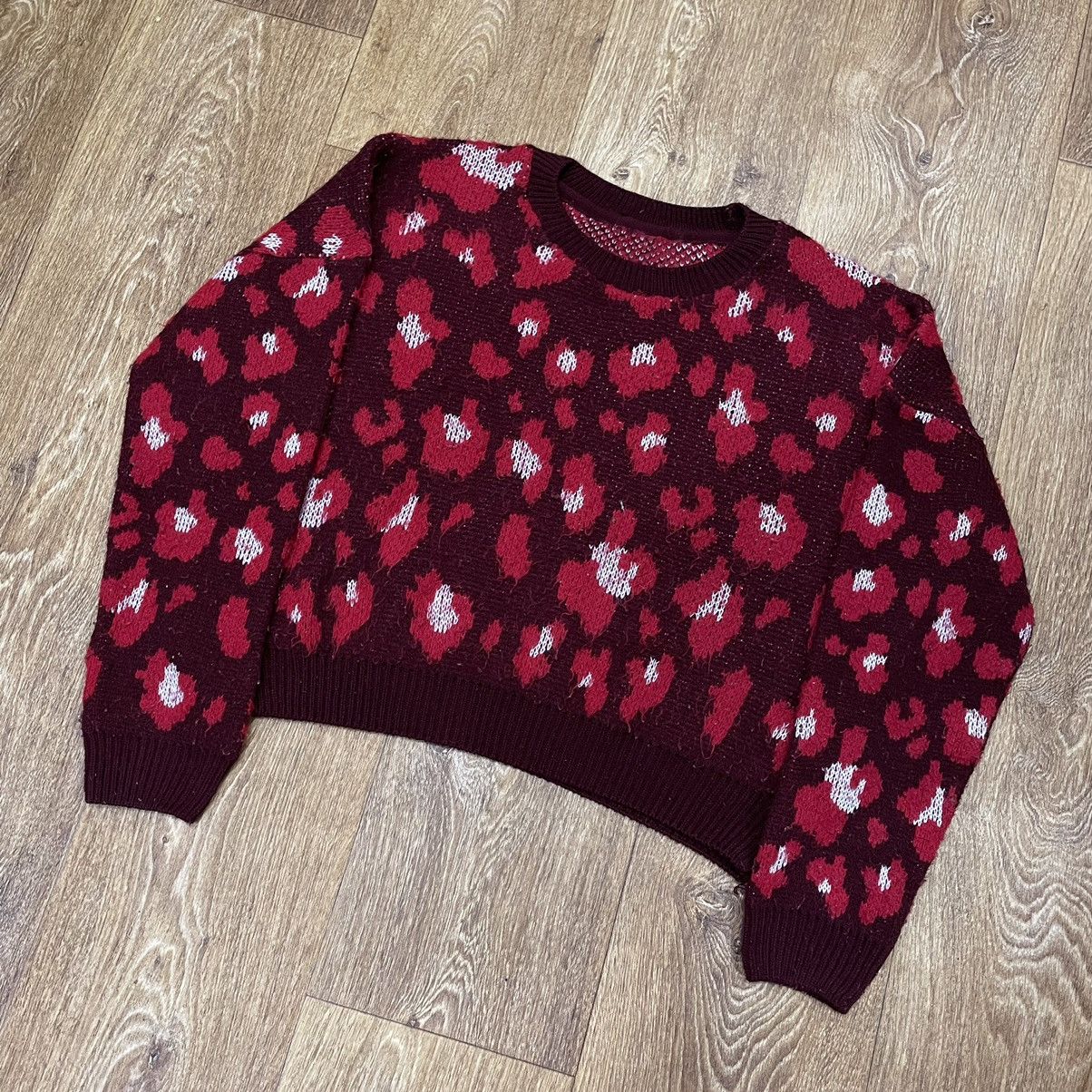 Vintage Vintage Y2K Floral All Over Print Crop Sweater Rave Baggy S Size US S / EU 44-46 / 1 - 3 Thumbnail