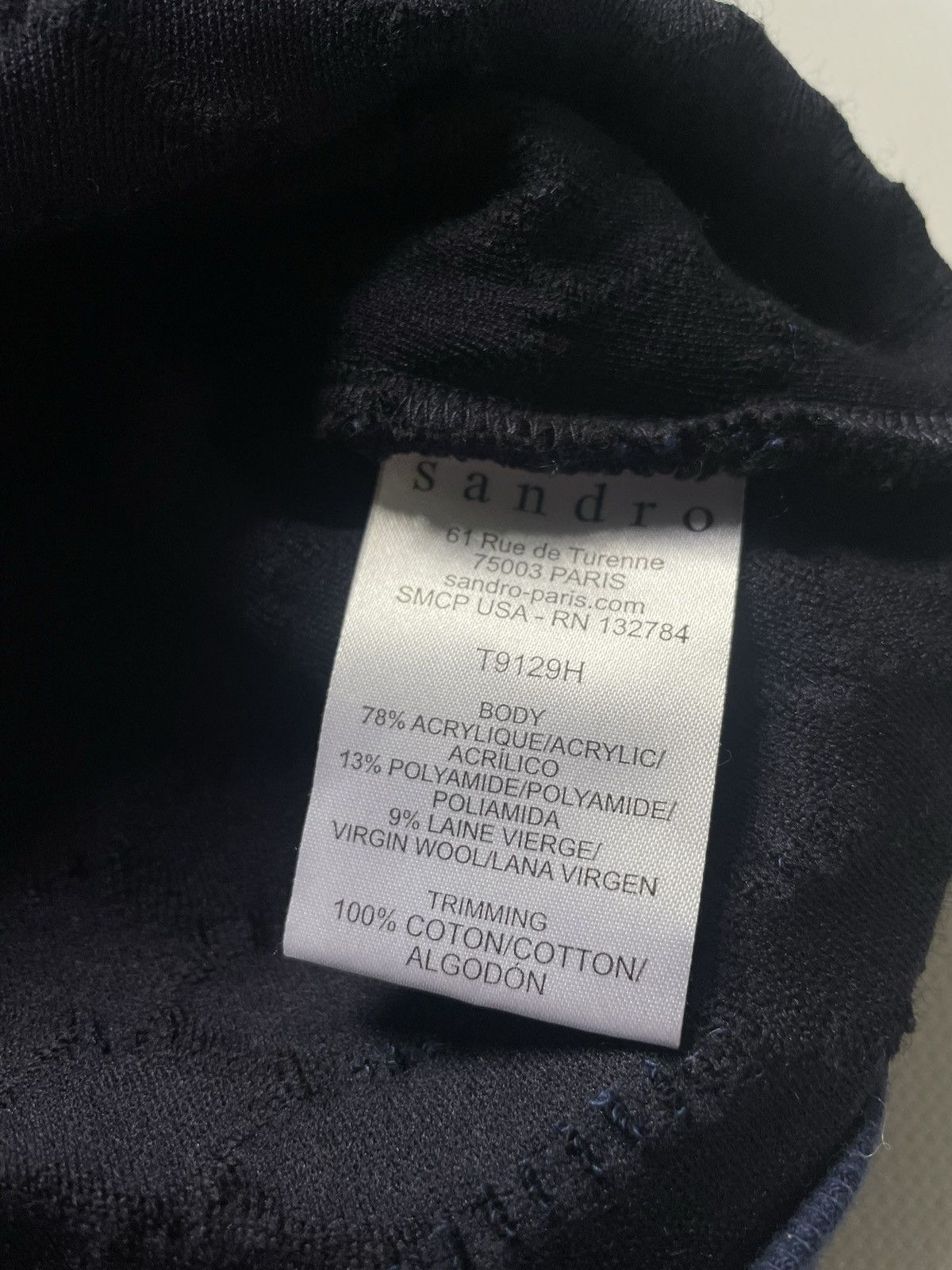 Sandro Sandro blue sweatshirt women’s size 1 Size M / US 6-8 / IT 42-44 - 3 Thumbnail