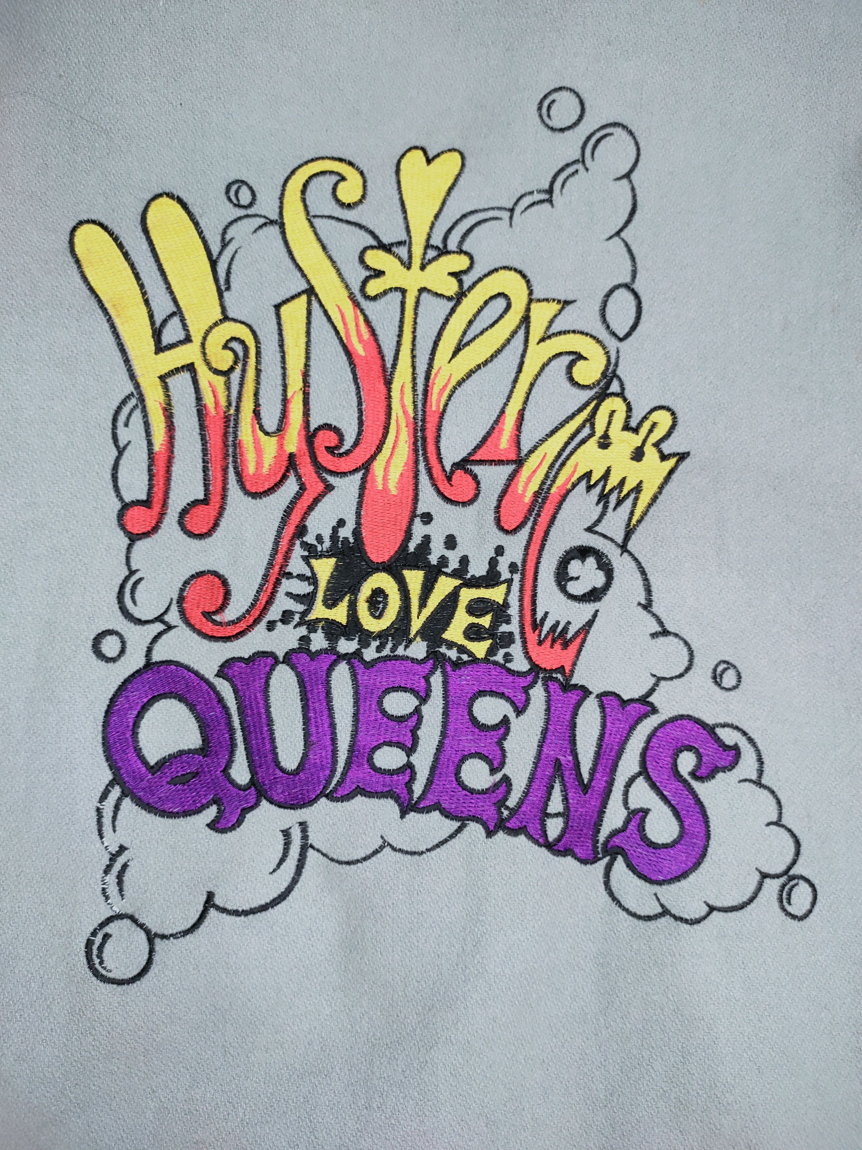 Hysteric Glamour HYSTERIC LOVE QUEENS STONED WOOL VARSITY JACKET Size US L / EU 52-54 / 3 - 9 Thumbnail