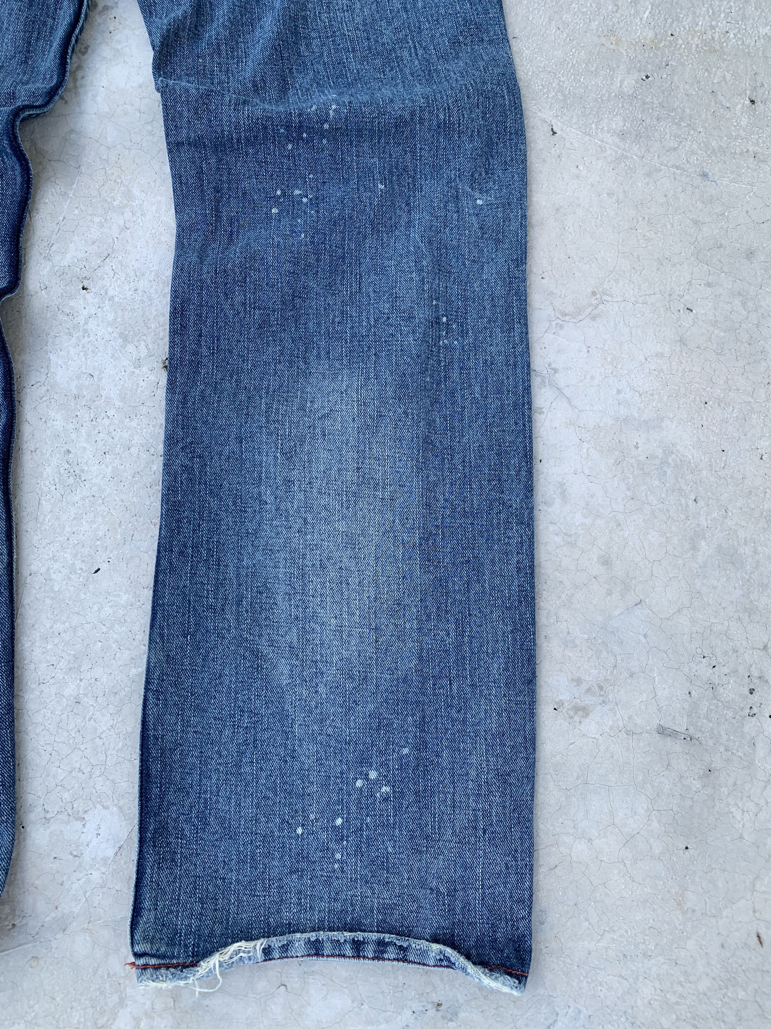 Japanese Brand Vintage Nylaus Light Distressed Painter Denim Jeans Size US 32 / EU 48 - 13 Thumbnail