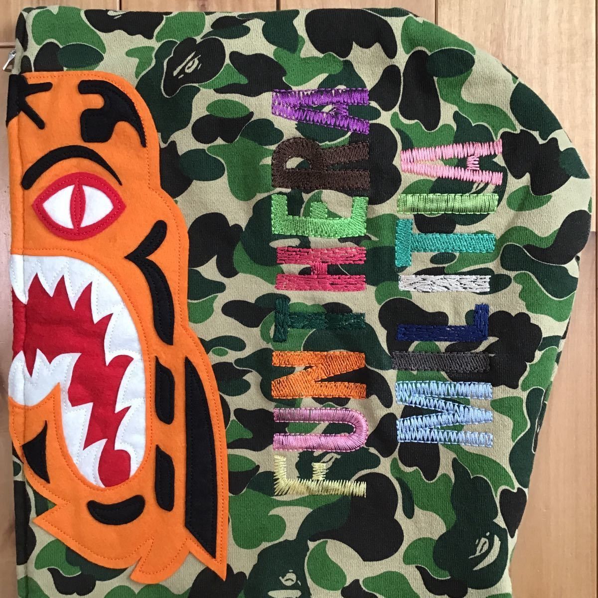 Bape BAPE ABC camo green tiger full zip hoodie a bathing ape Size US XL / EU 56 / 4 - 5 Thumbnail