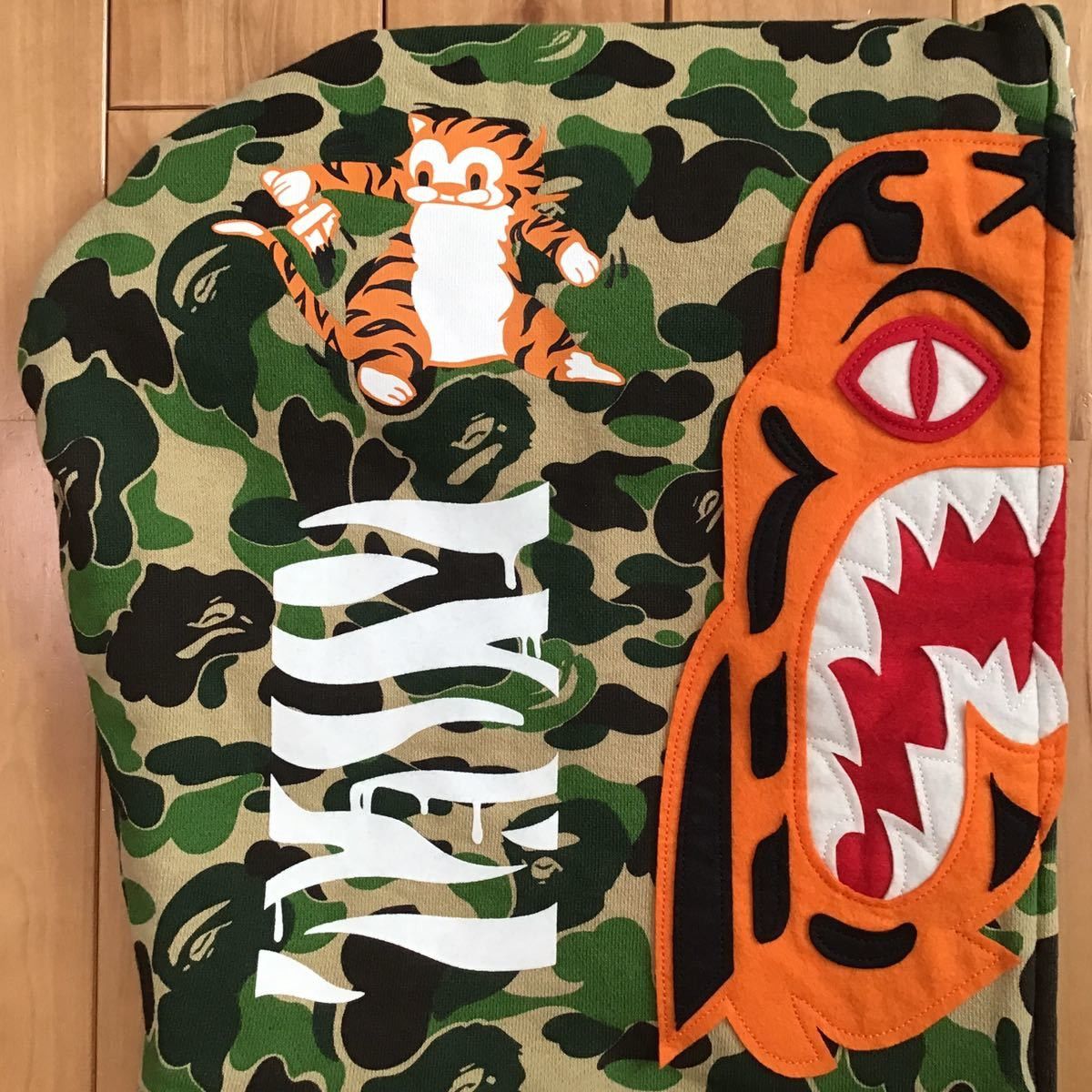 Bape BAPE ABC camo green tiger full zip hoodie a bathing ape Size US XL / EU 56 / 4 - 4 Thumbnail