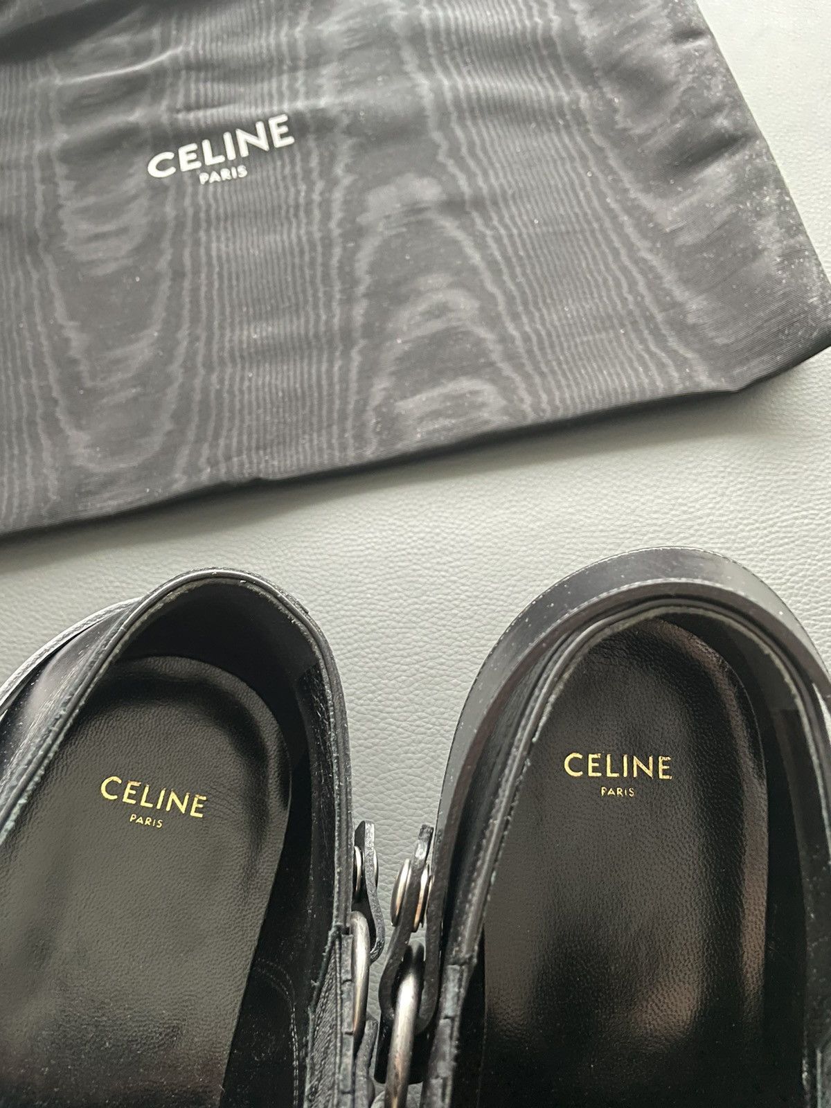 Celine × Hedi Slimane Celine Jacno Biker Boots by Hedi Slimane Super Runway Size US 9.5 / EU 42-43 - 9 Thumbnail