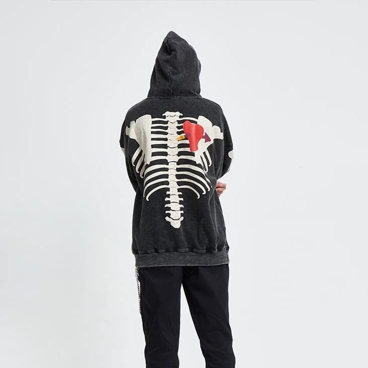 Japanese Brand × Vintage Vintage Skeleton Like Kapital Hoodie Pullover Sweater Size US M / EU 48-50 / 2 - 14 Thumbnail