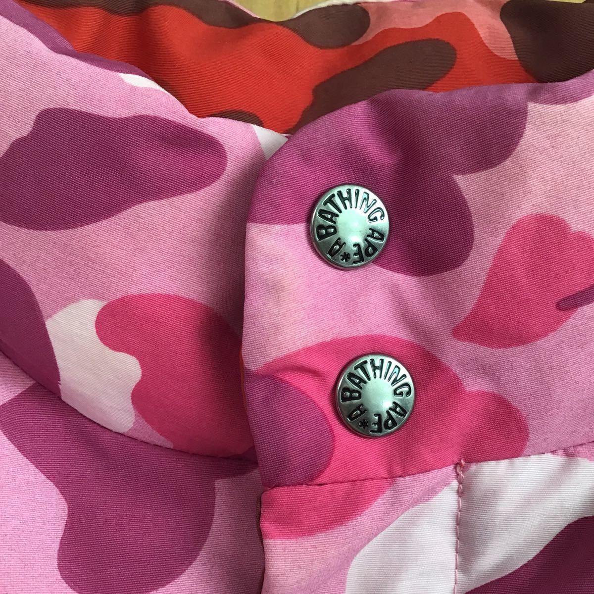 Bape 🔥Reversible🔥 Down jacket pink camo × red camo BAPE ape Size US L / EU 52-54 / 3 - 8 Thumbnail