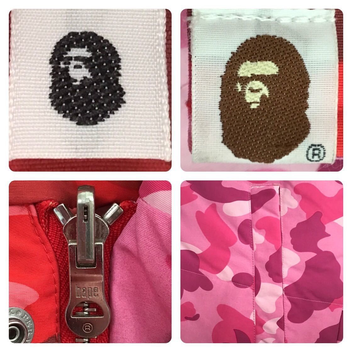Bape 🔥Reversible🔥 Down jacket pink camo × red camo BAPE ape Size US L / EU 52-54 / 3 - 9 Thumbnail