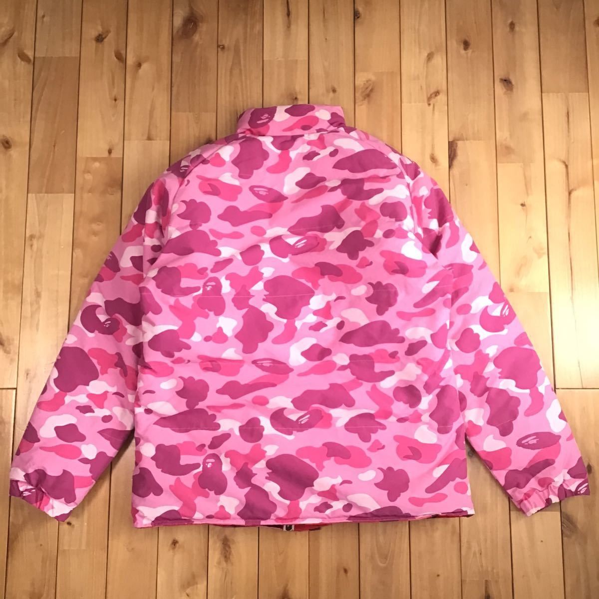 Bape 🔥Reversible🔥 Down jacket pink camo × red camo BAPE ape Size US L / EU 52-54 / 3 - 3 Thumbnail