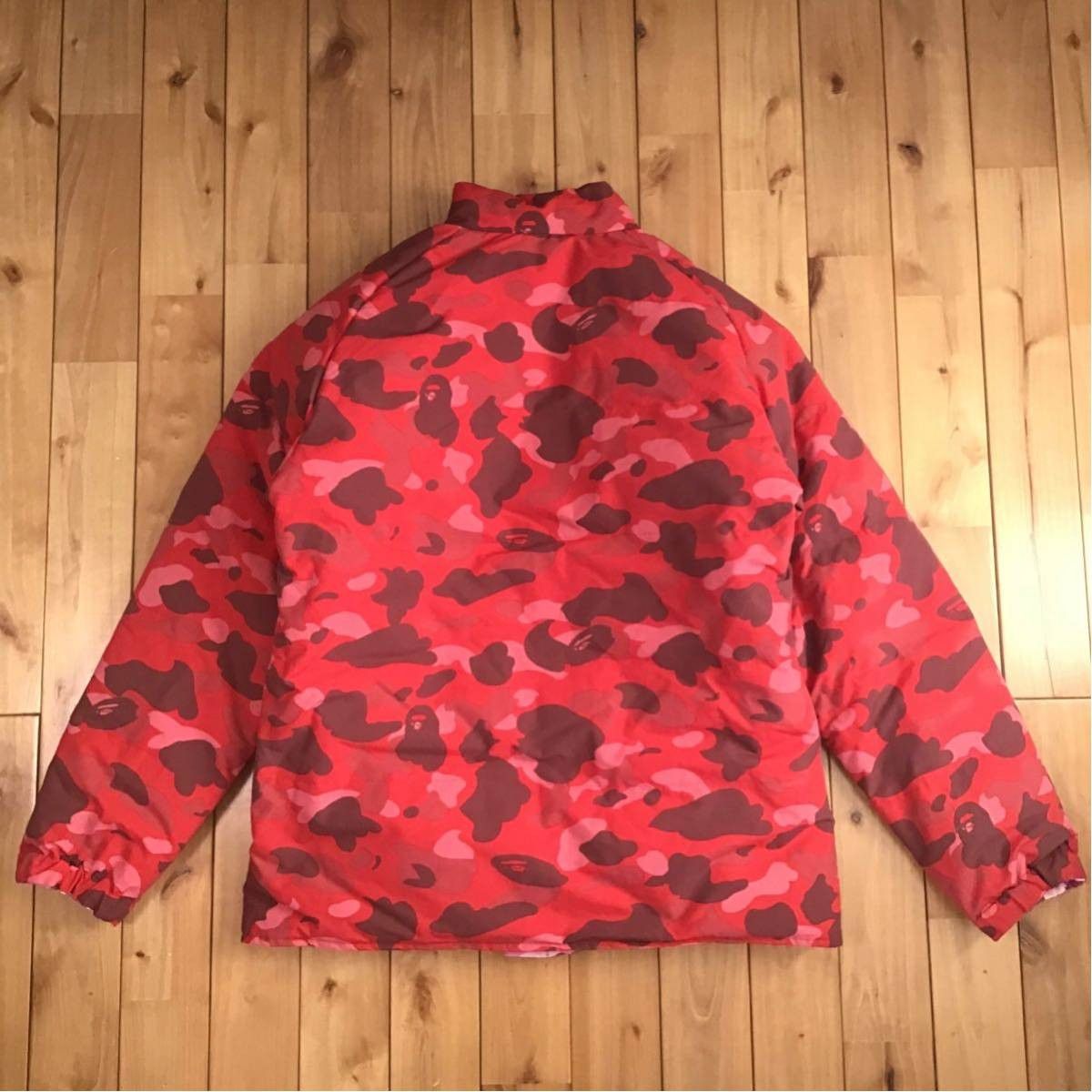 Bape 🔥Reversible🔥 Down jacket pink camo × red camo BAPE ape Size US L / EU 52-54 / 3 - 5 Thumbnail