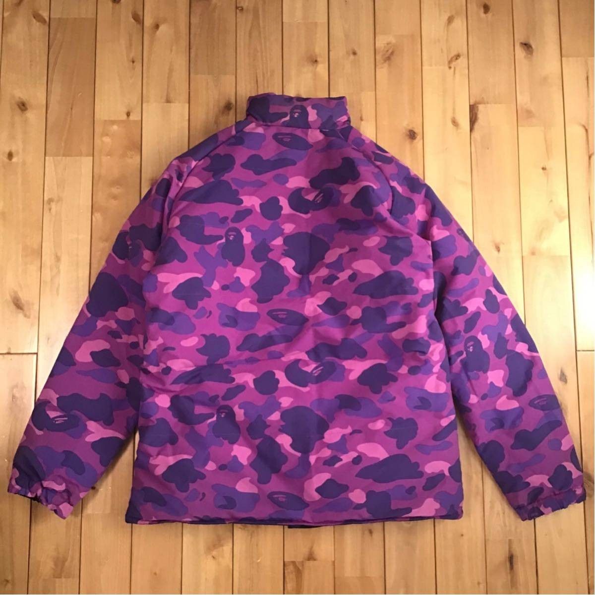 Bape 🔥Reversible🔥 down jacket purple camo × blue camo BAPE ape Size US L / EU 52-54 / 3 - 3 Thumbnail