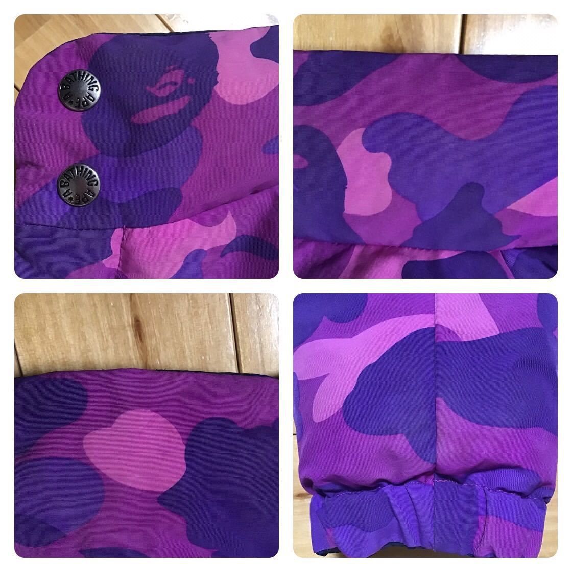 Bape 🔥Reversible🔥 down jacket purple camo × blue camo BAPE ape Size US L / EU 52-54 / 3 - 9 Thumbnail