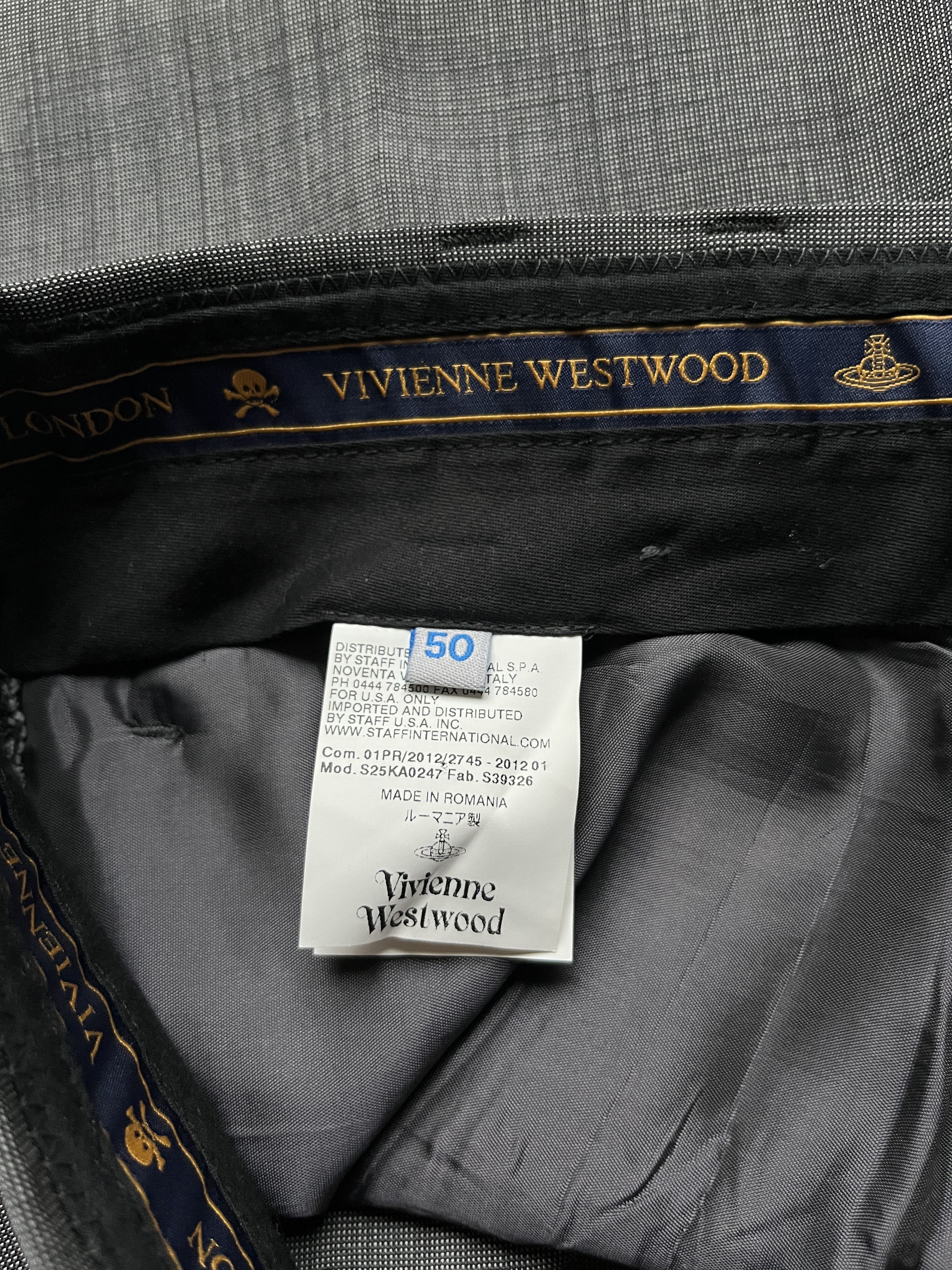Vivienne Westwood ⚡️QUICK SALE⚡️2012 Vivienne Westwood Grey Pants Trousers Size US 34 / EU 50 - 3 Thumbnail
