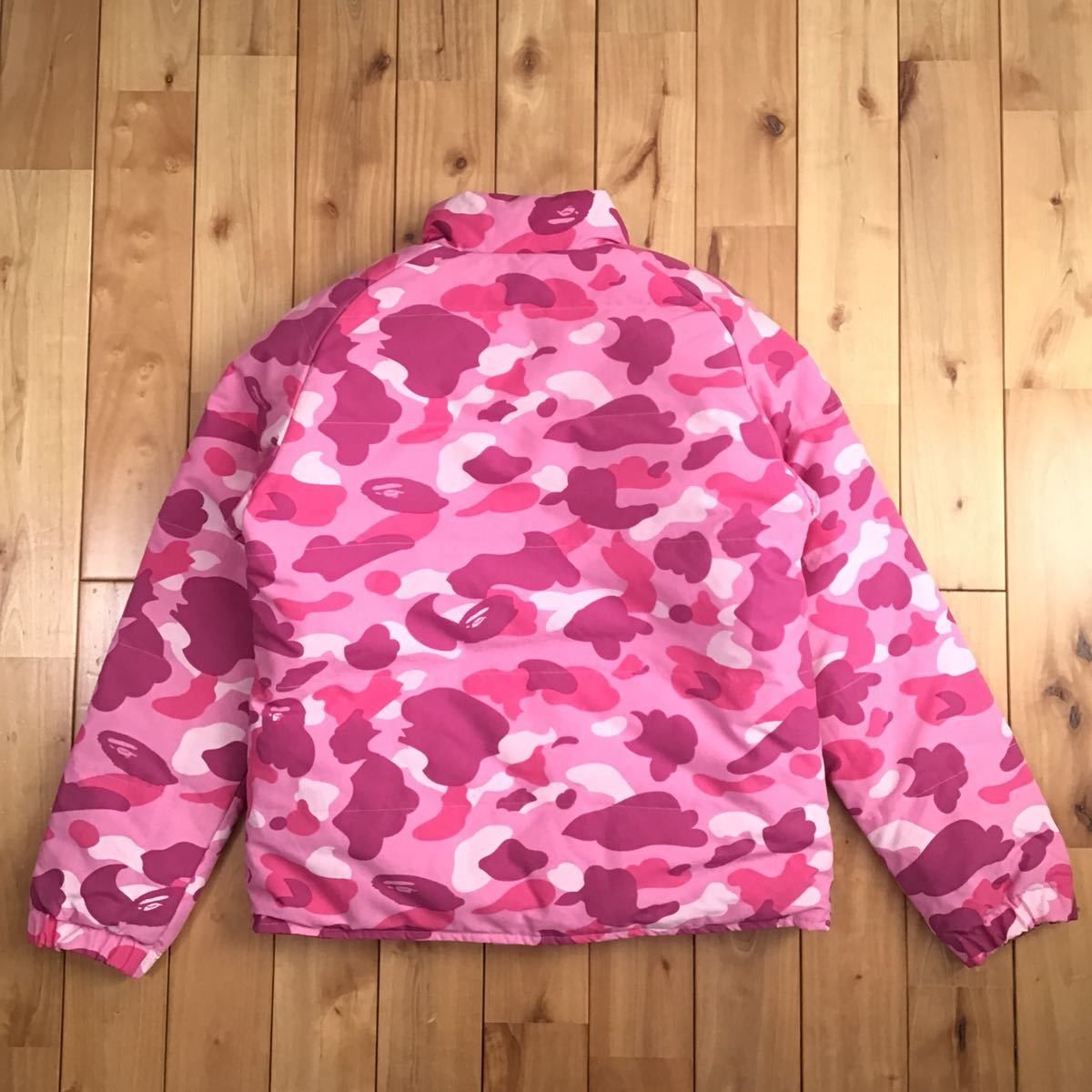 Bape 🔥Reversible🔥 Down jacket pink camo × red camo BAPE ape Size S / US 4 / IT 40 - 3 Thumbnail