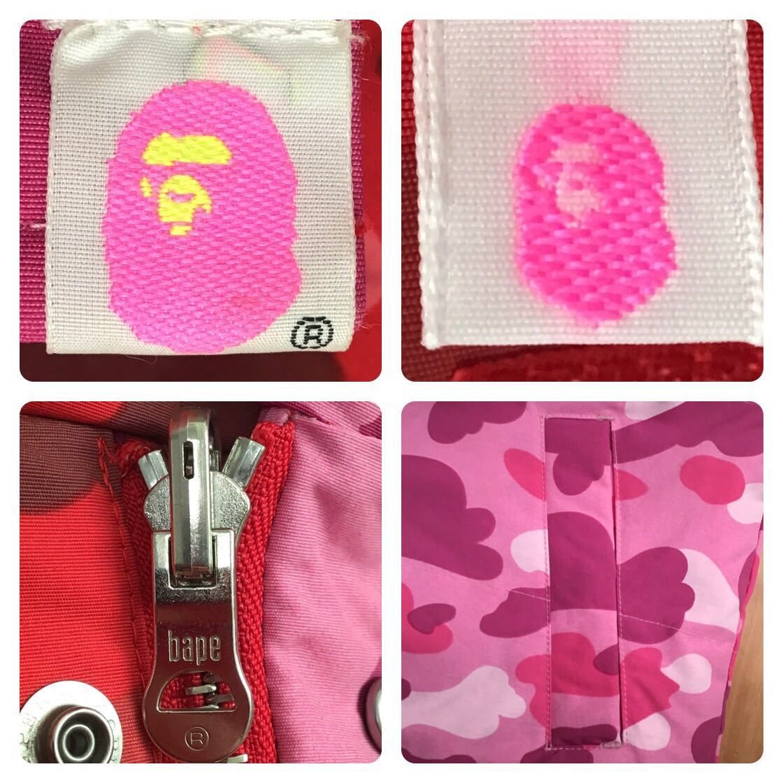Bape 🔥Reversible🔥 Down jacket pink camo × red camo BAPE ape Size S / US 4 / IT 40 - 8 Thumbnail