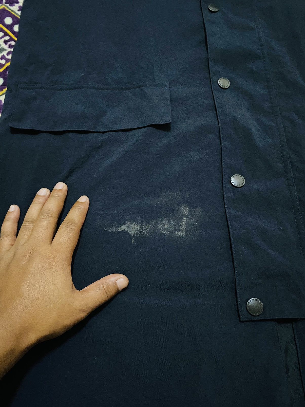 Barbour × Designer × Japanese Brand (B) BARBOUR POLYESTER TRENCH COAT Size US M / EU 48-50 / 2 - 13 Thumbnail