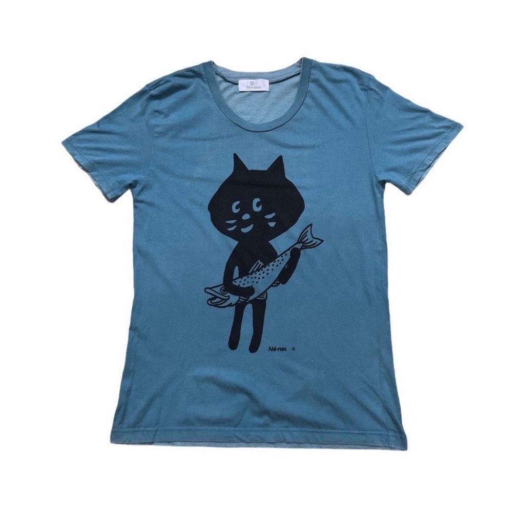 Issey Miyake × Ne-Net Issey Miyake Ne-Net Cat Designer T-Shirt Size US M / EU 48-50 / 2 - 1 Thumbnail