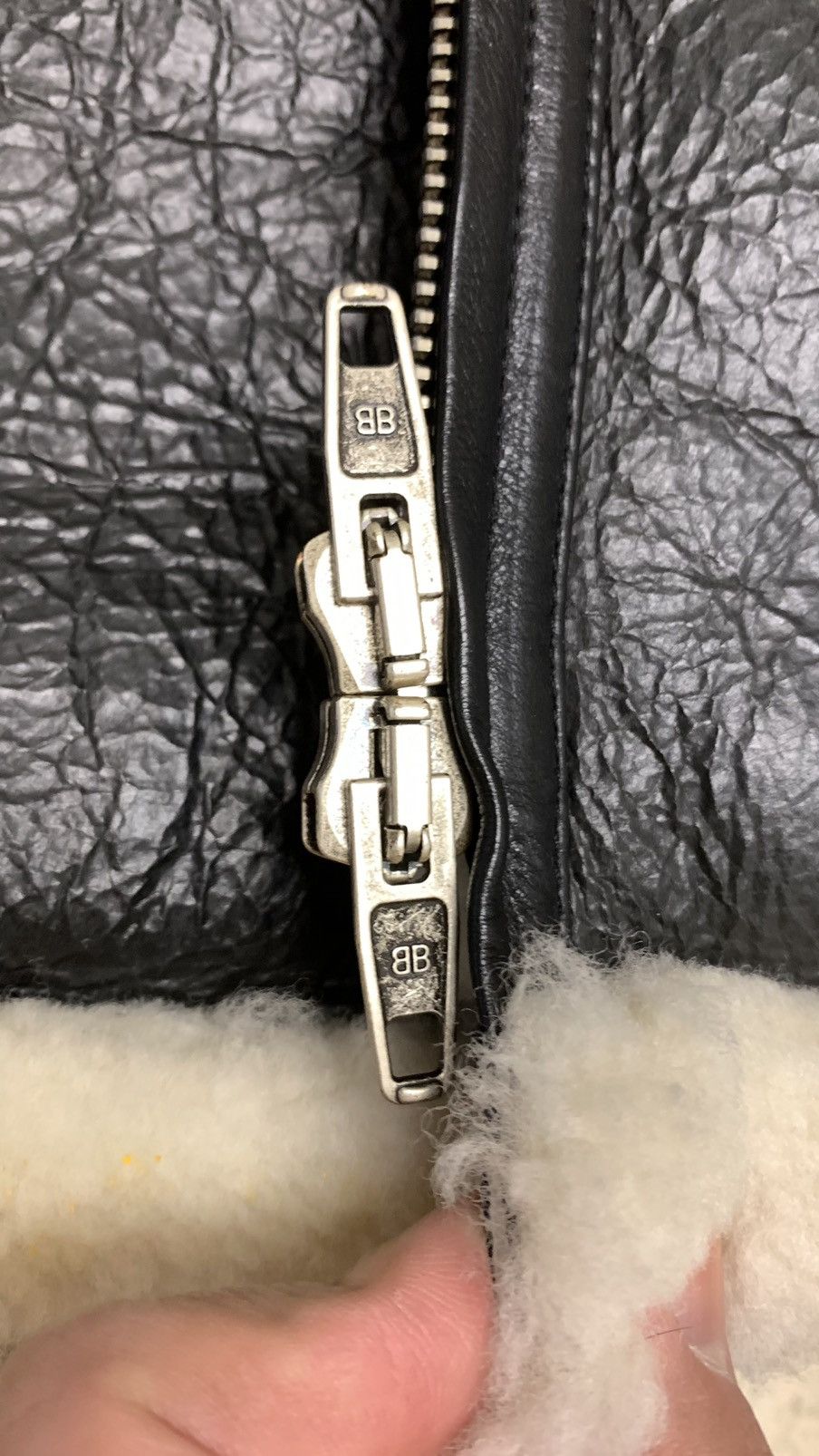 Balenciaga Balenciaga 18AW oversize leather bomber jacket Size US XXL / EU 58 / 5 - 13 Thumbnail