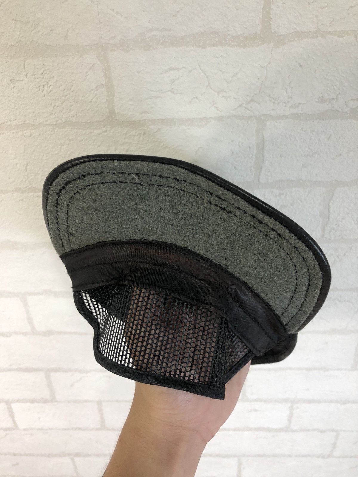 Genuine Leather × Harley Davidson × Vintage vintage Harley Davidson hat simulated leather racing embroid Size ONE SIZE - 3 Thumbnail