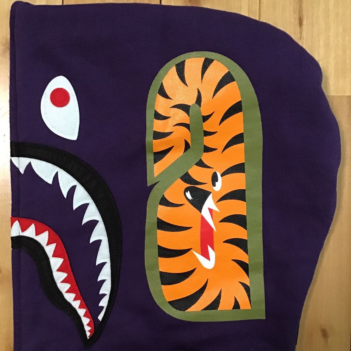Bape BAPE purple × 1st camo green shark full zip hoodie ape Size US M / EU 48-50 / 2 - 5 Thumbnail