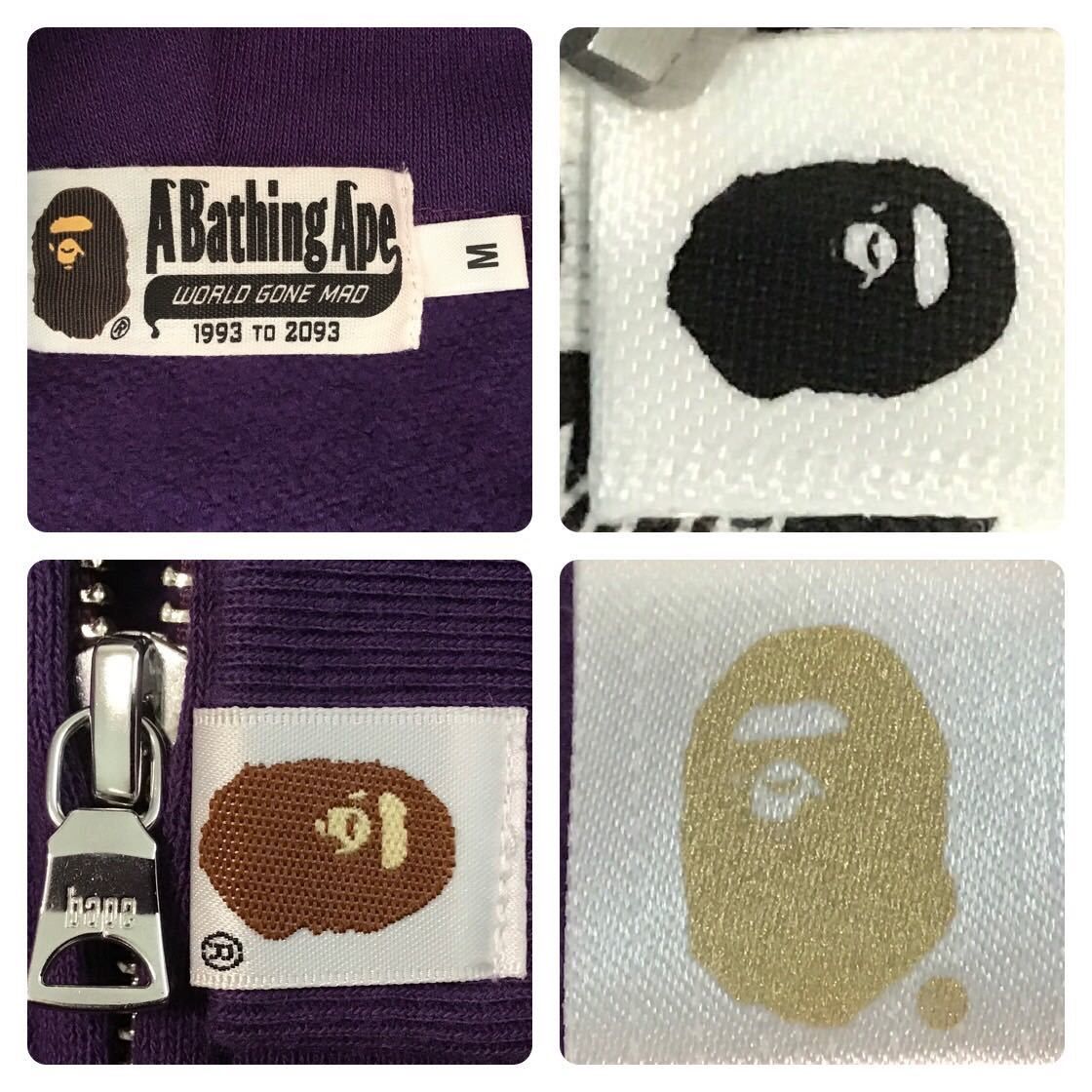 Bape BAPE purple × 1st camo green shark full zip hoodie ape Size US M / EU 48-50 / 2 - 7 Thumbnail